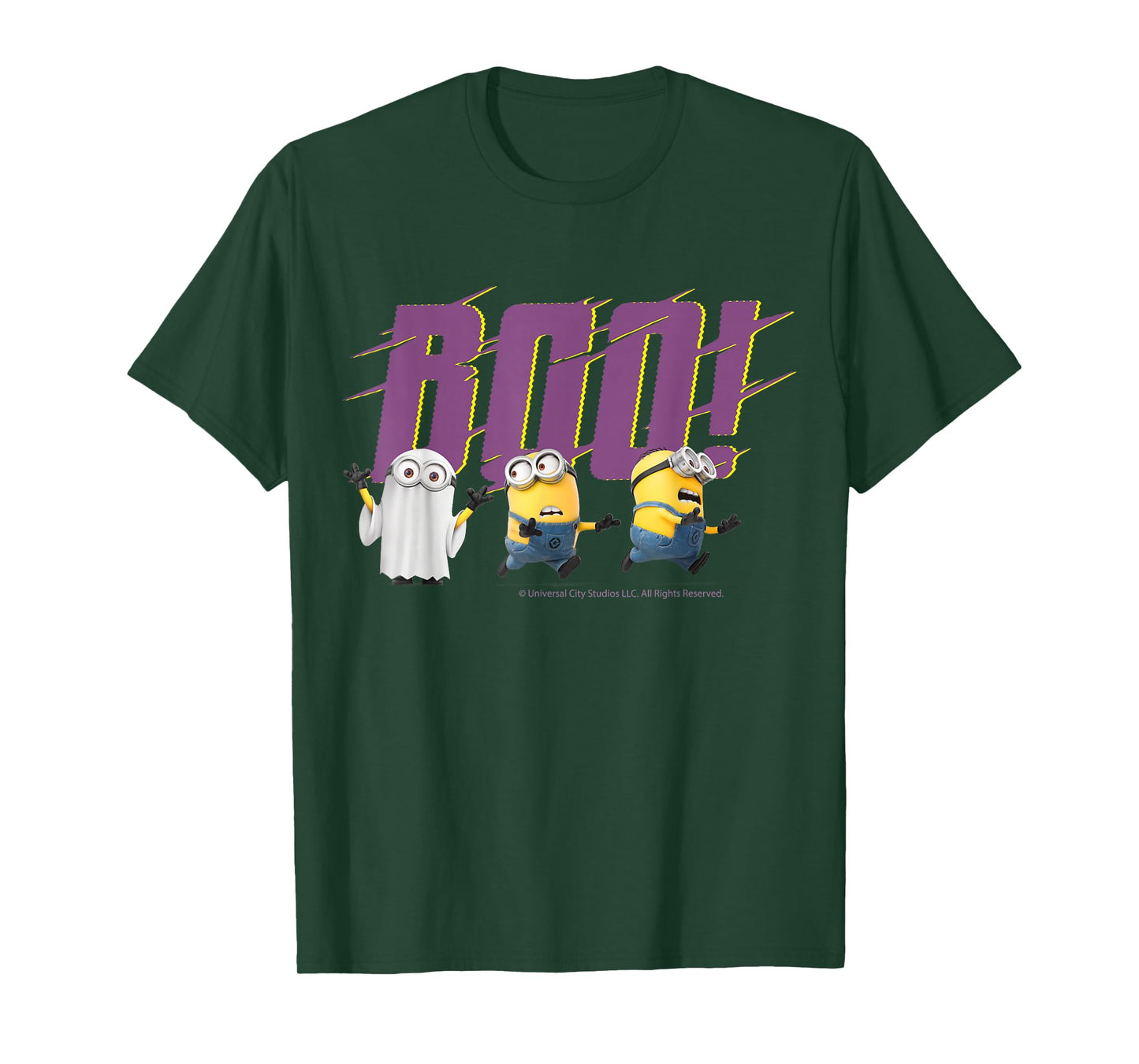 Boo Minions Halloween Merch Designs Celebration Fun T-Shirt