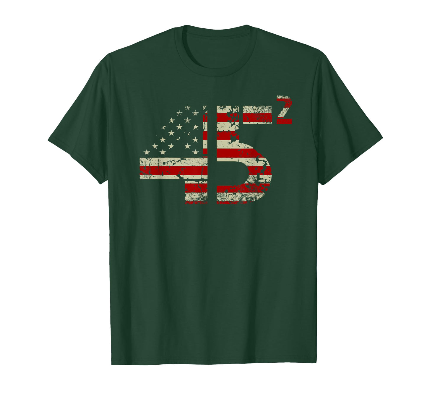 Trump 45 Squared 2020 Second Presidential Term T-Shirt Gifts T-Shirt