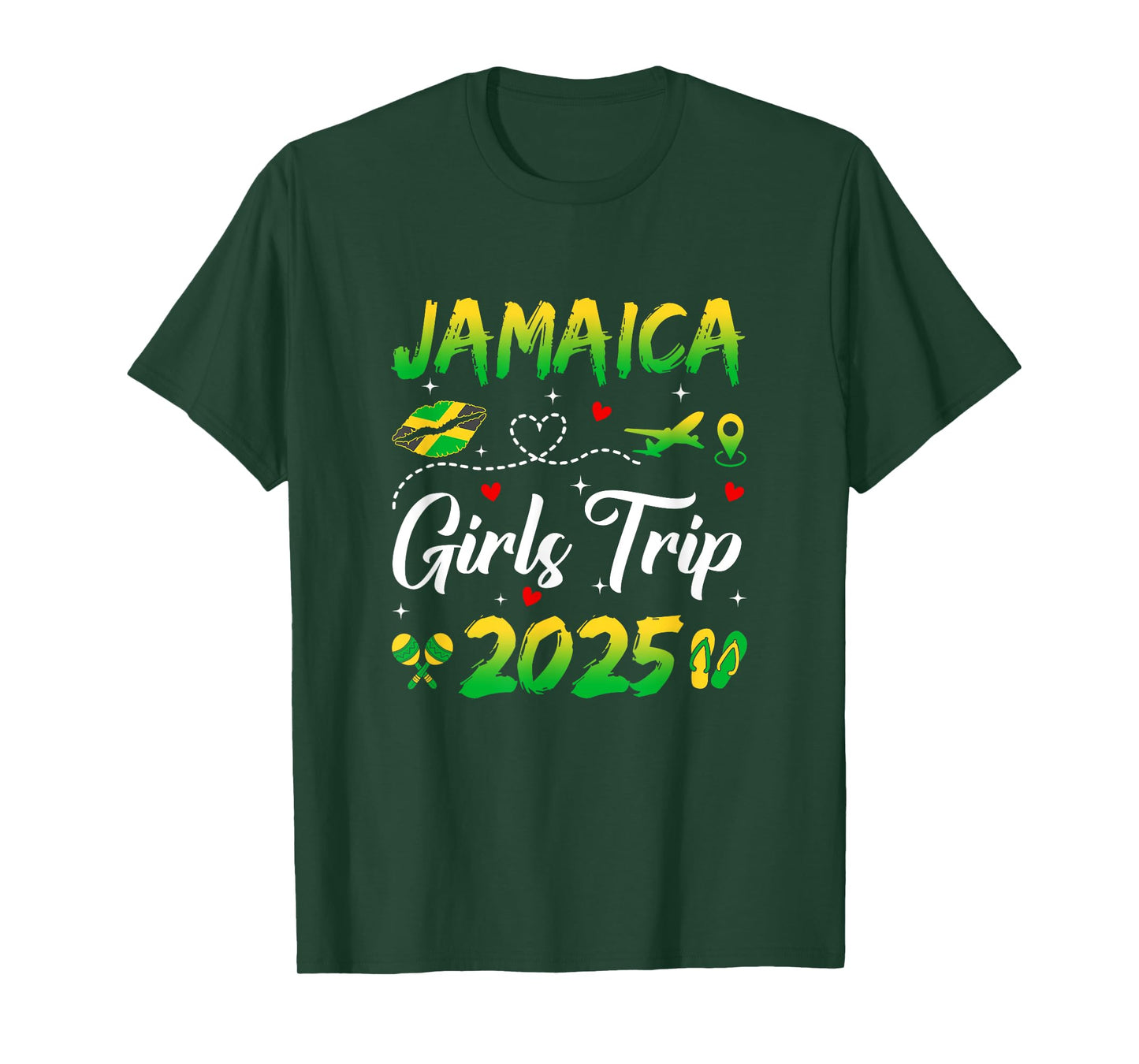 Jamaica Girls Trip 2025 Summer Vacation Weekend Matching T-Shirt
