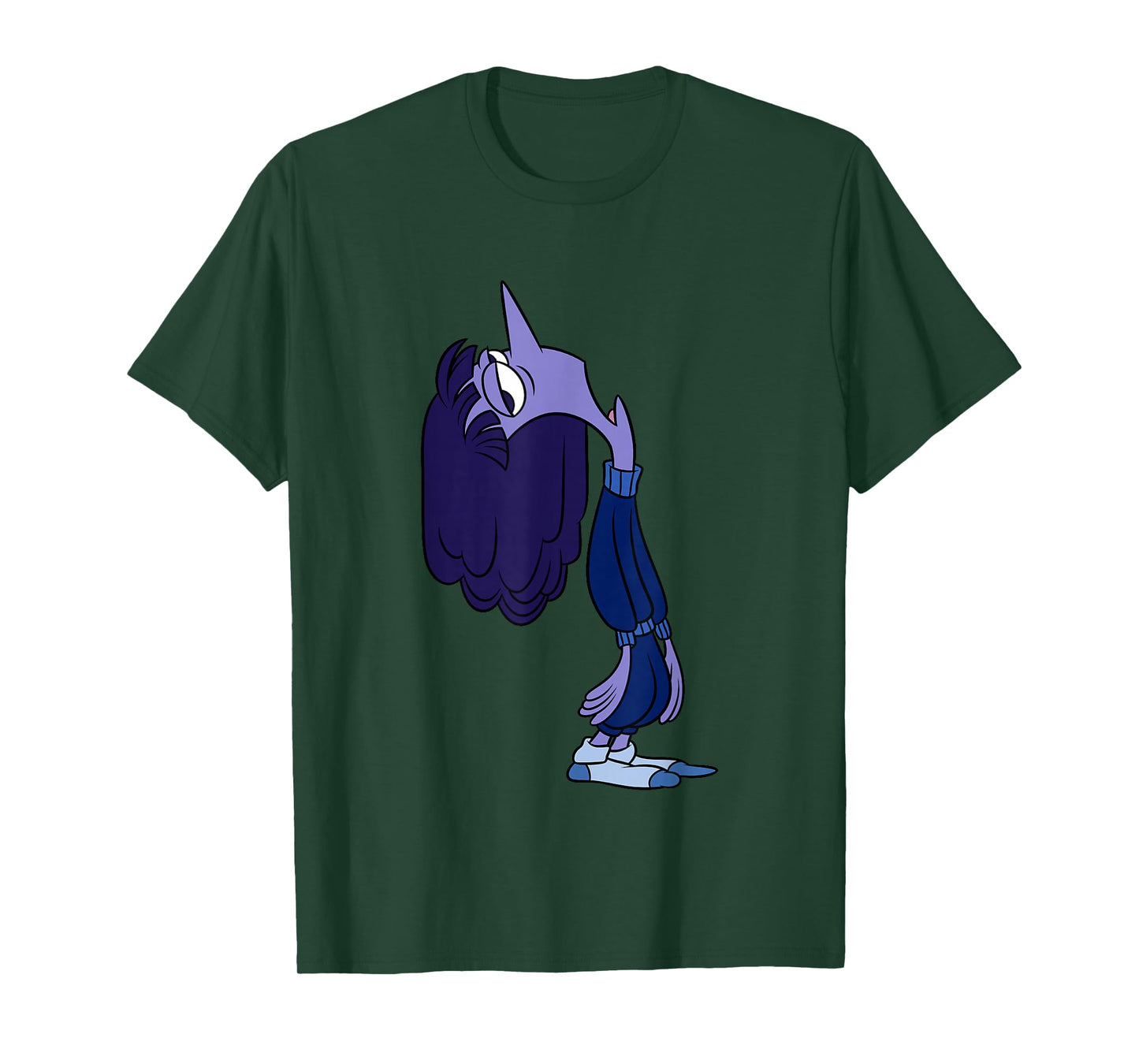 Disney Pixar Inside Out 2 Ennui Laziness Big Chest Portrait T-Shirt