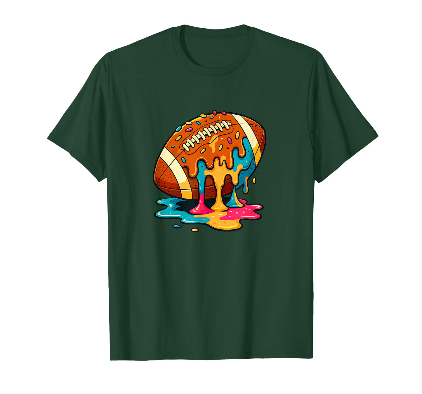Mens Football Lovers for Lineman Sprinkles Game Day T-Shirt