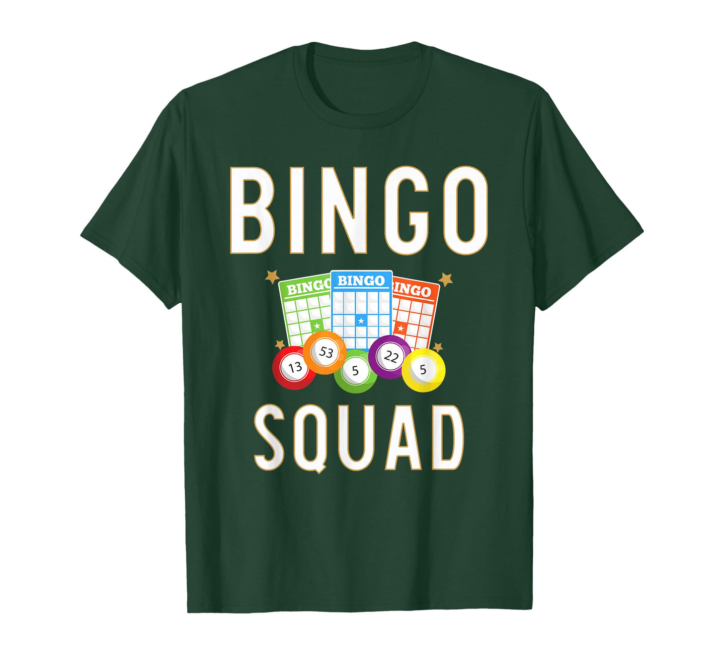 Bingo Squad Bingo Card Player Gift T-Shirt
