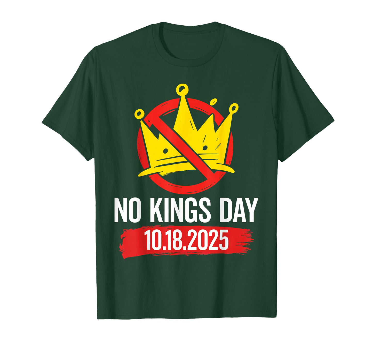 Vintage No Kings Day October 18 for Men Women T-Shirt