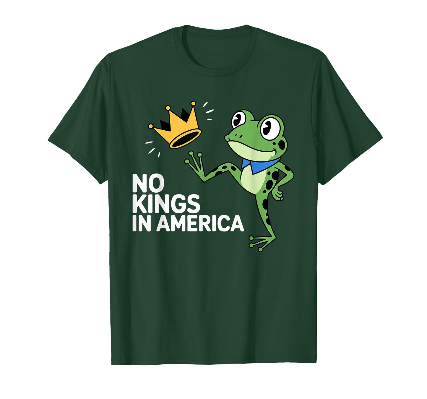Frog No Kings in America We The People Political T-Shirt