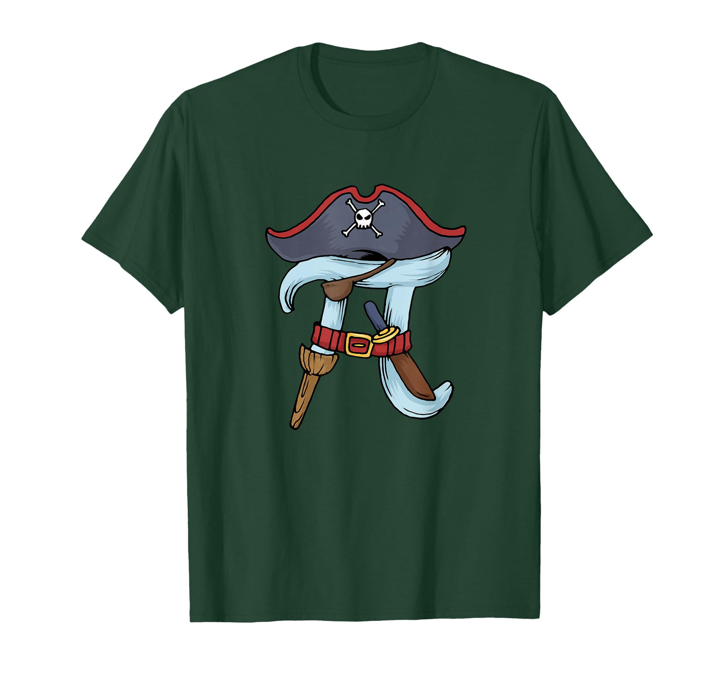 Pi Rate Funny Math Pi Pirates T-Shirt