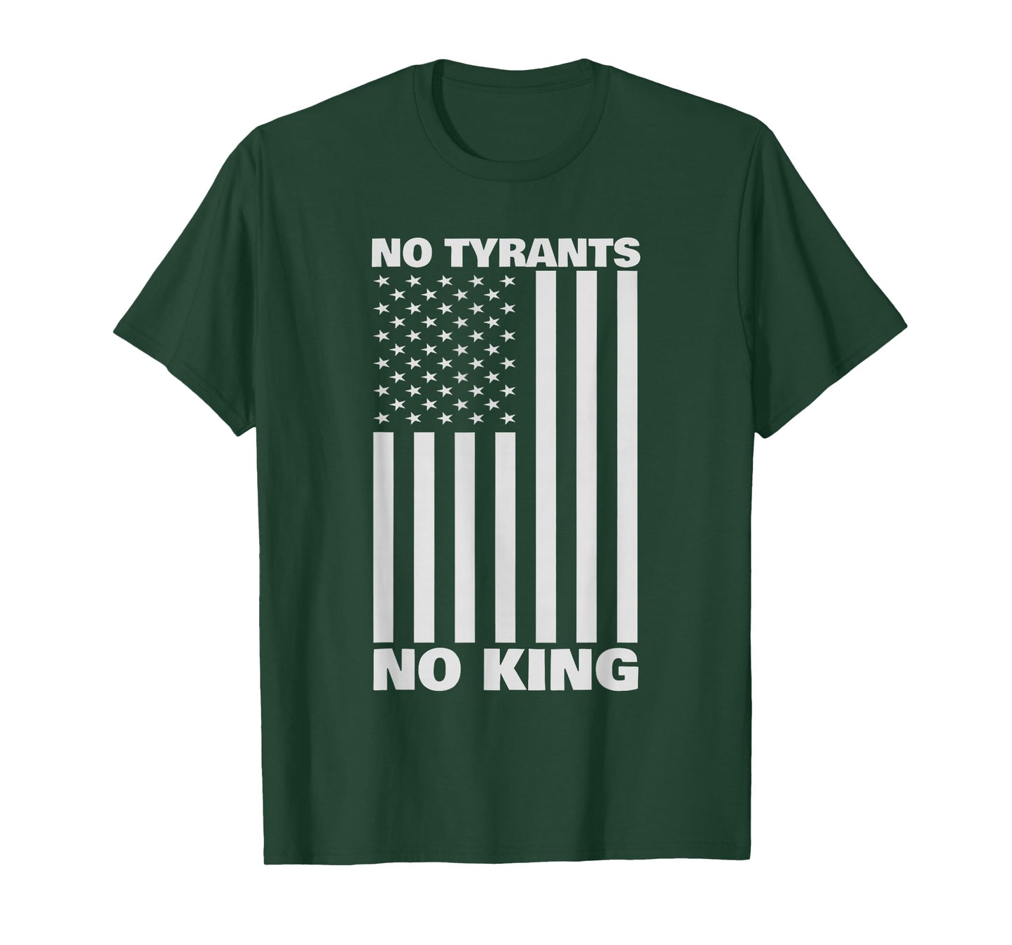 No Tyrants No Kings Funny Political T-Shirt