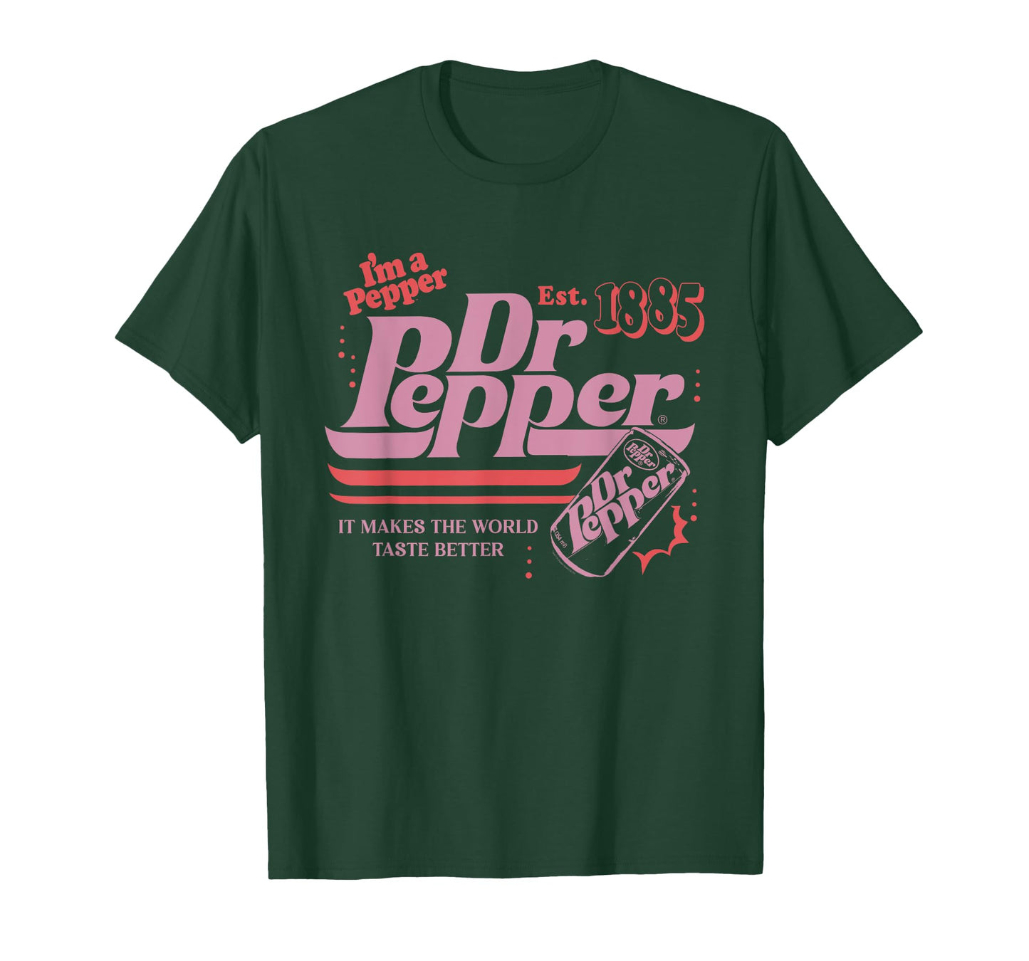 Dr. Pepper Retro Pop Makes The World Taste Better T-Shirt