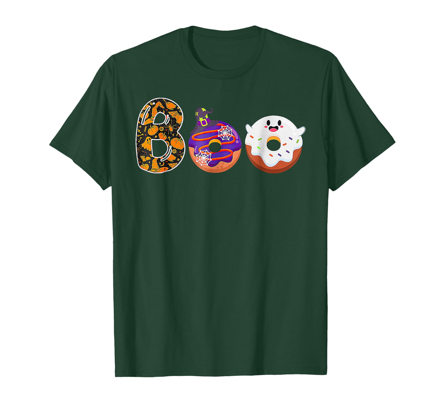 Boo Donuts Ghost Halloween T-Shirt