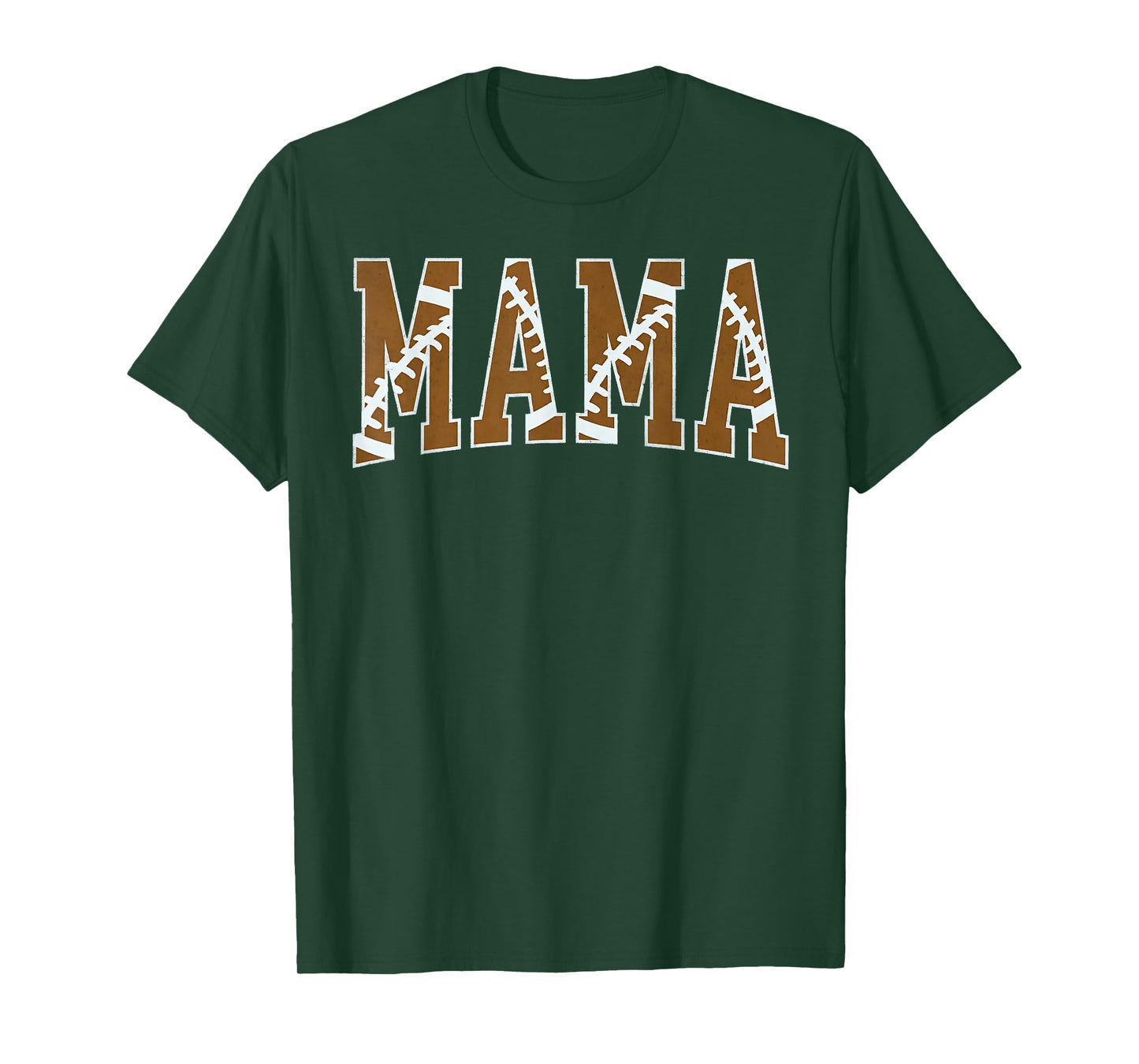 Mama Mom Touchdown American Football Game Day Thanksgiving T-Shirt