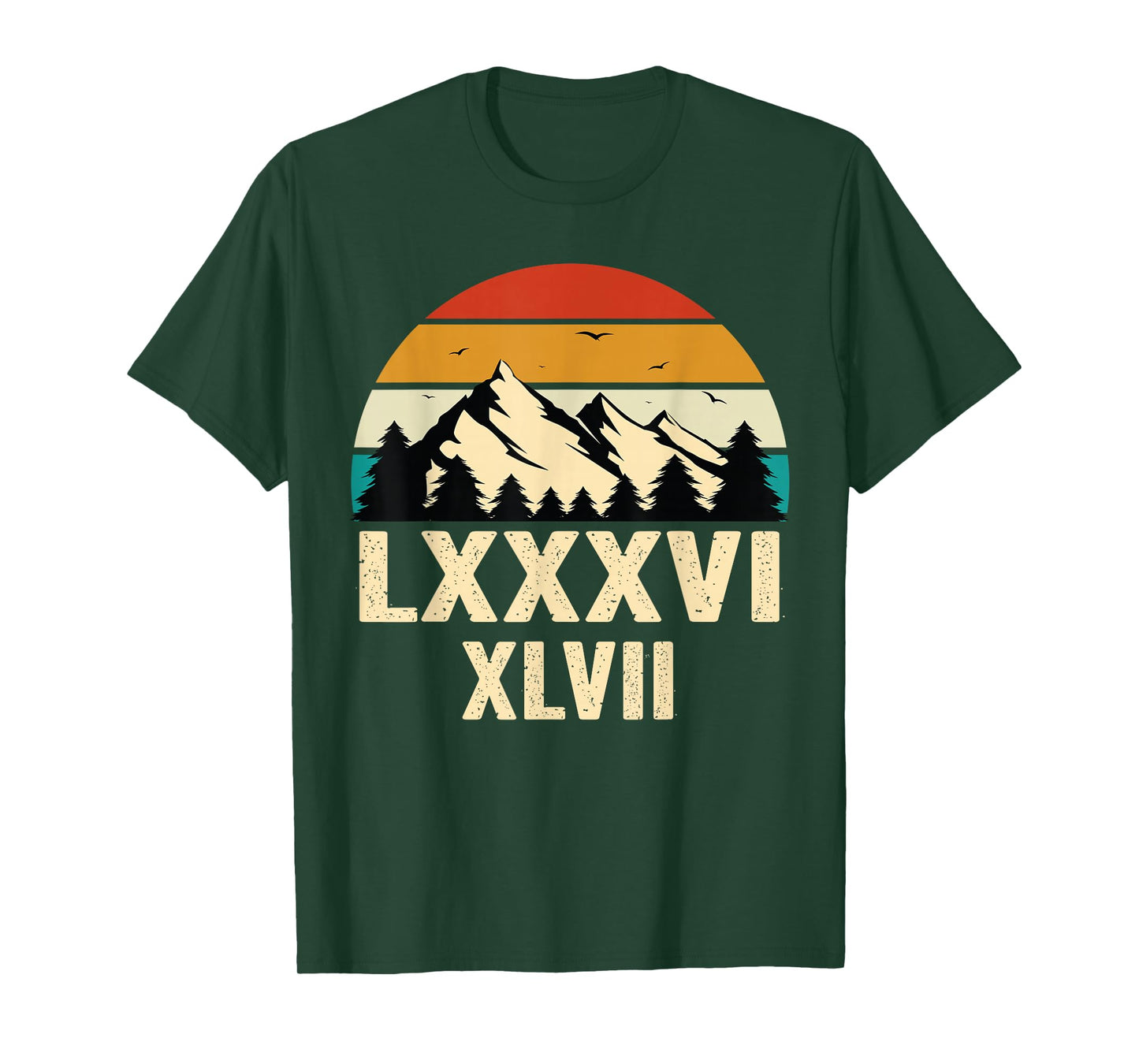 86 47 Roman Numerals LXXXVI XLVII 8647 Anti Trump T-Shirt
