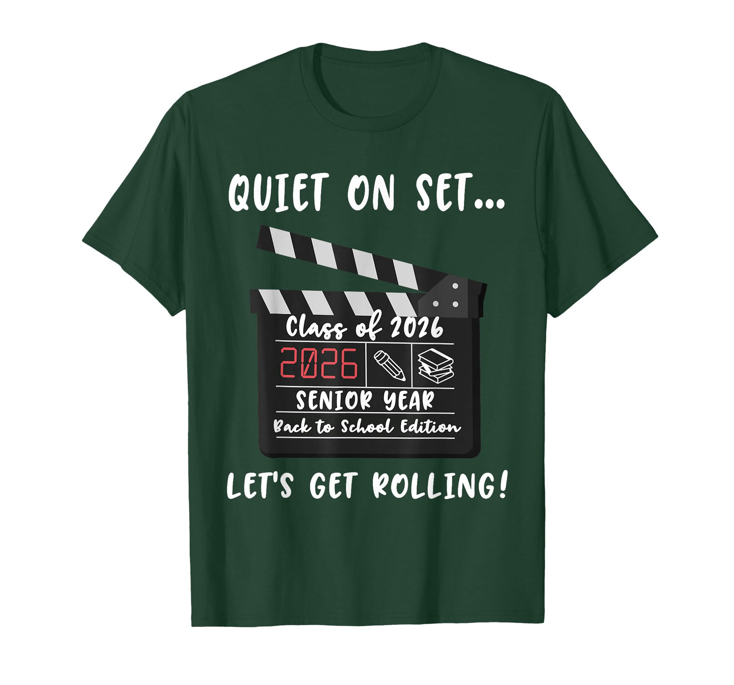 Senior Year Class of 2026 Back to School High School Funny T-Shirt