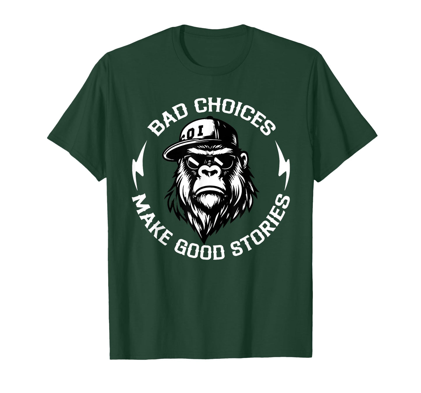 Monkey Bad Choices Make Good Stories T-Shirt