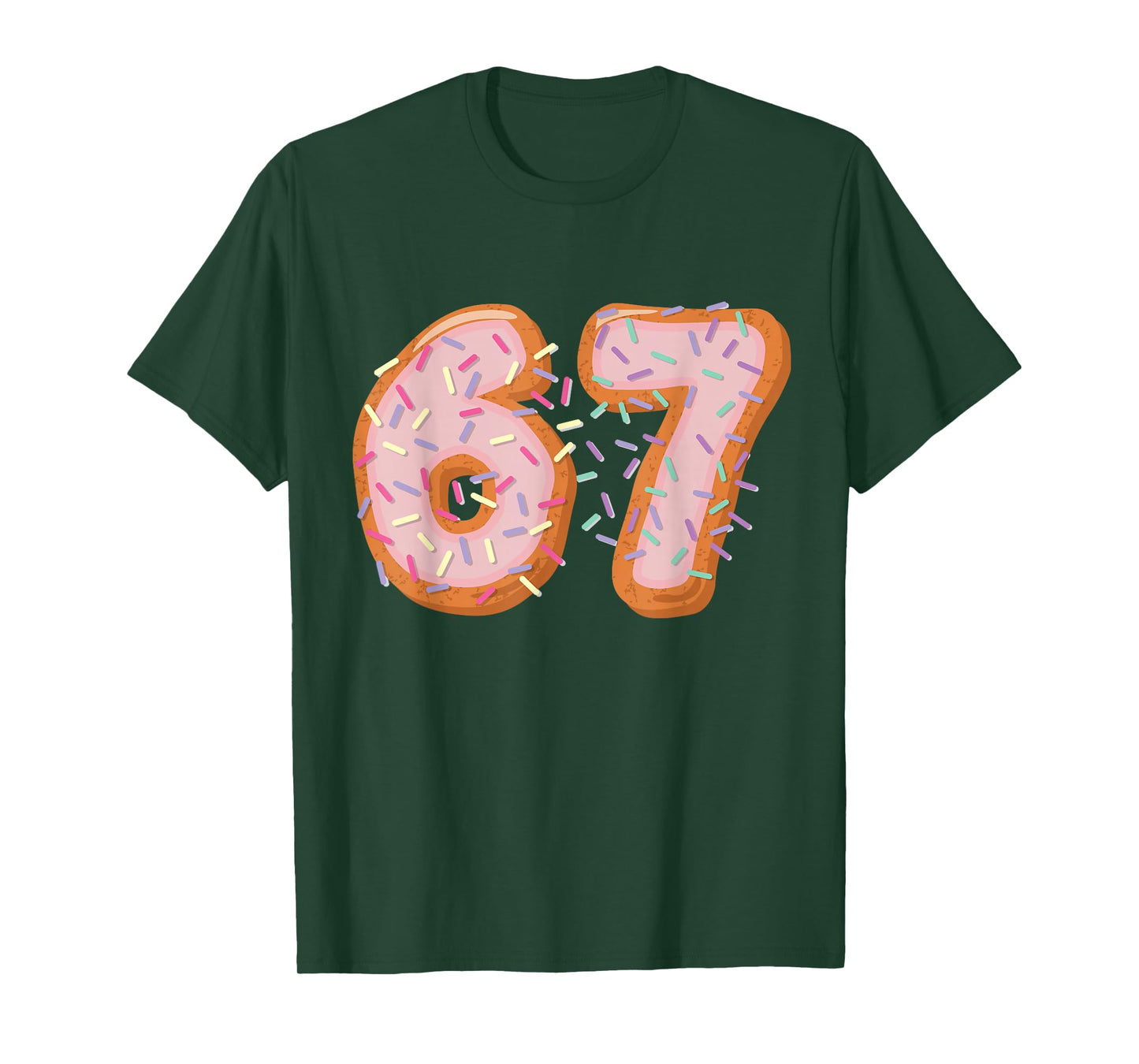 Sugar Cookie 67 Meme Six Seven Slang 67th Birthday Adult Kid T-Shirt