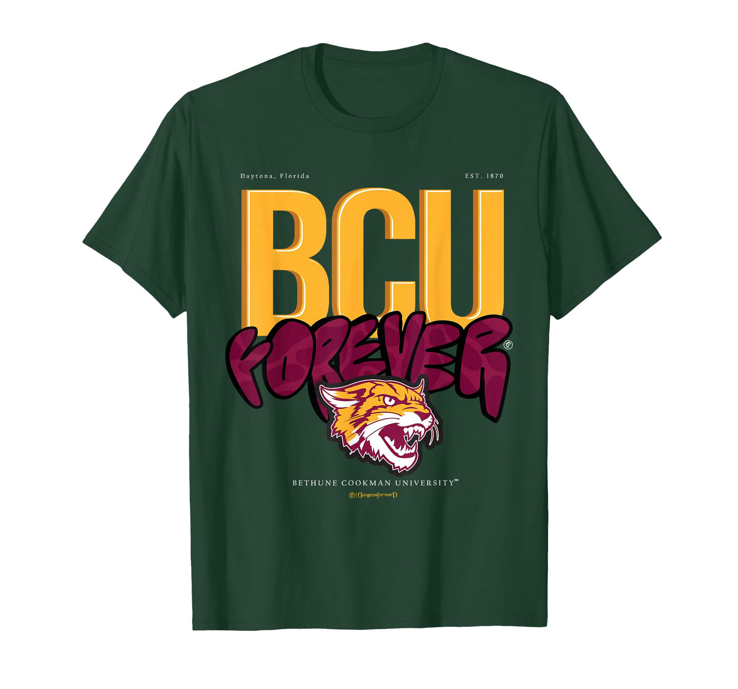 The Yard - Bethune Cookman University - BCU Forever HBCU T-Shirt