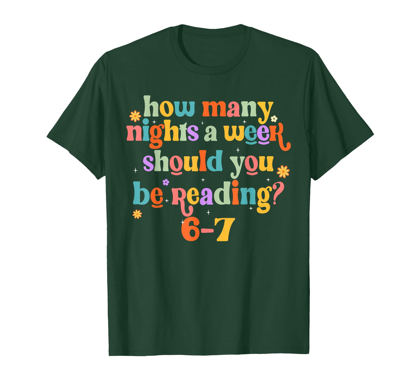 Funny Six Seven 6 7 Meme Teacher Design Reading 6-7 Teacher T-Shirt