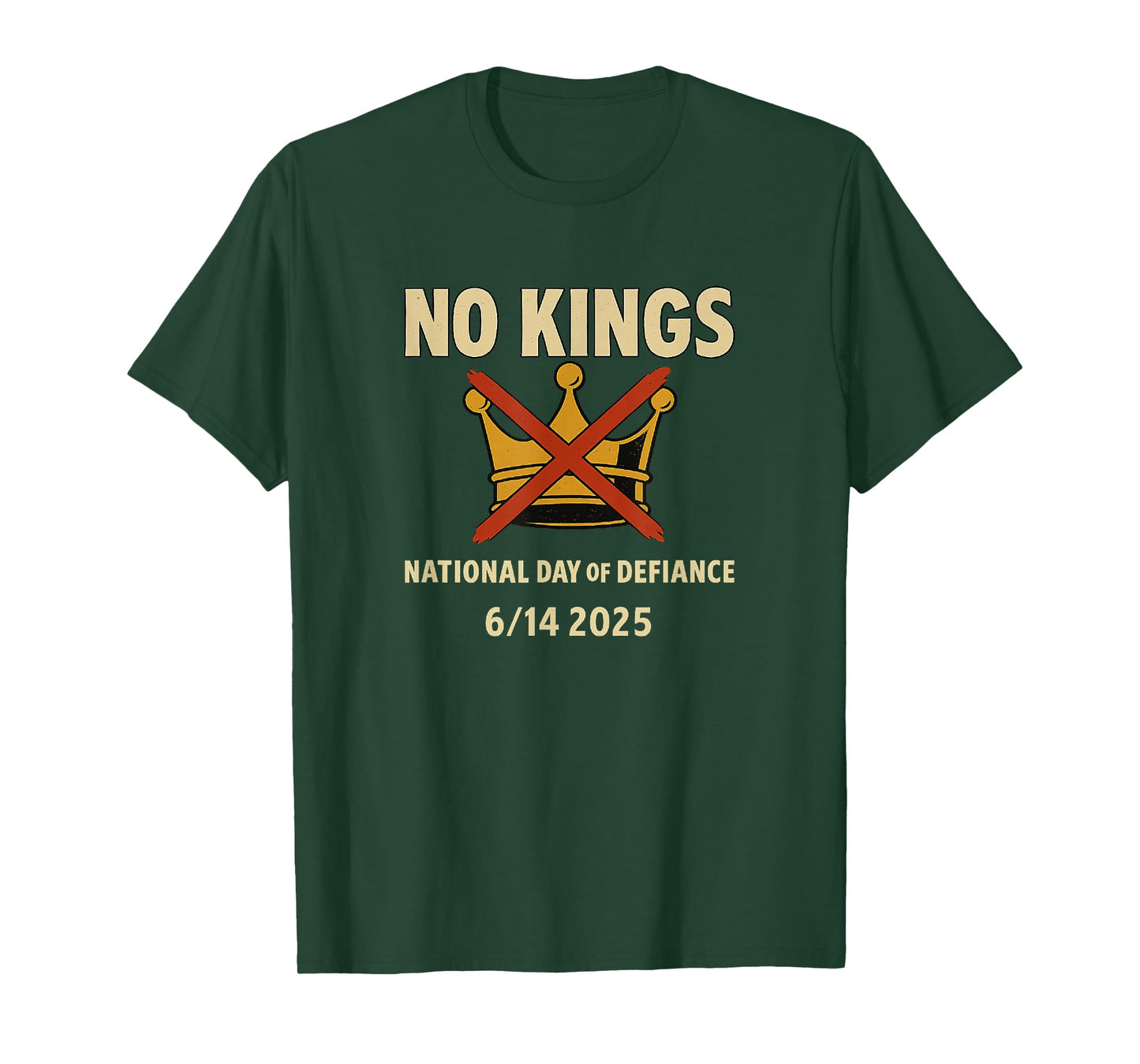 No Kings National Day of Defiance 6/14/2025 T-Shirt