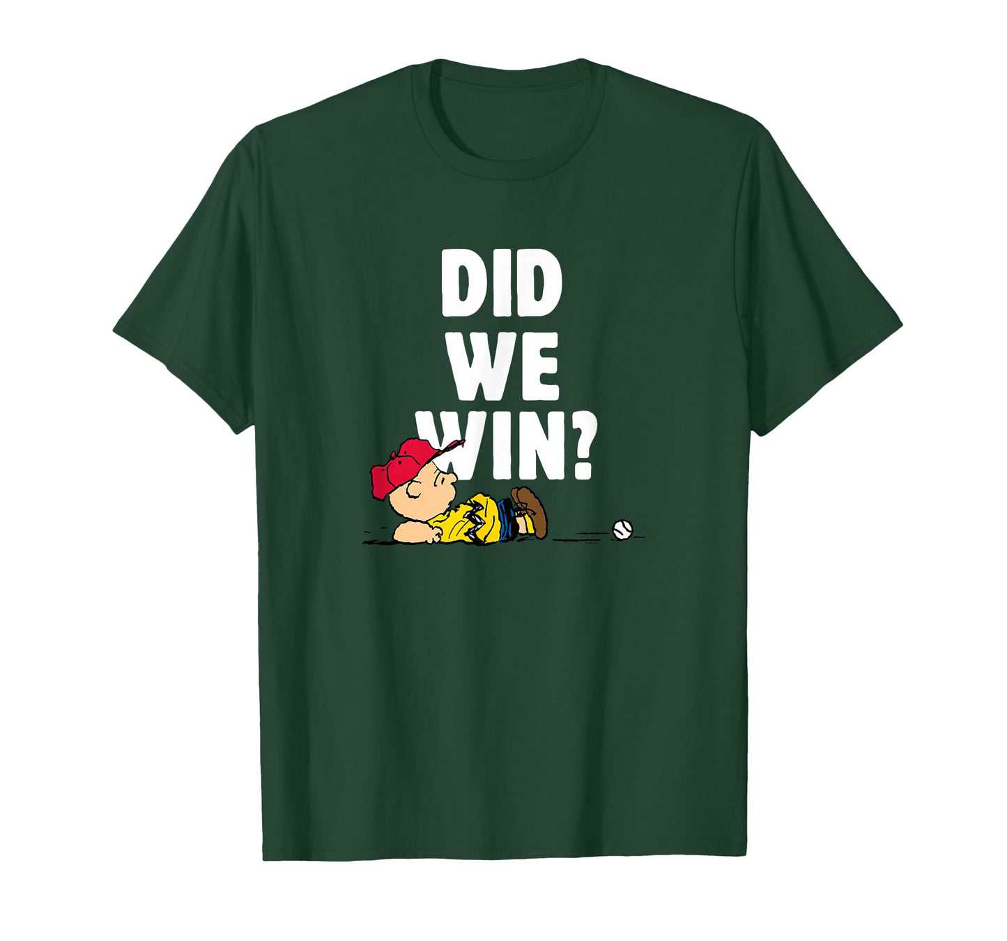 Peanuts - Charlie Brown Did We Win? T-Shirt