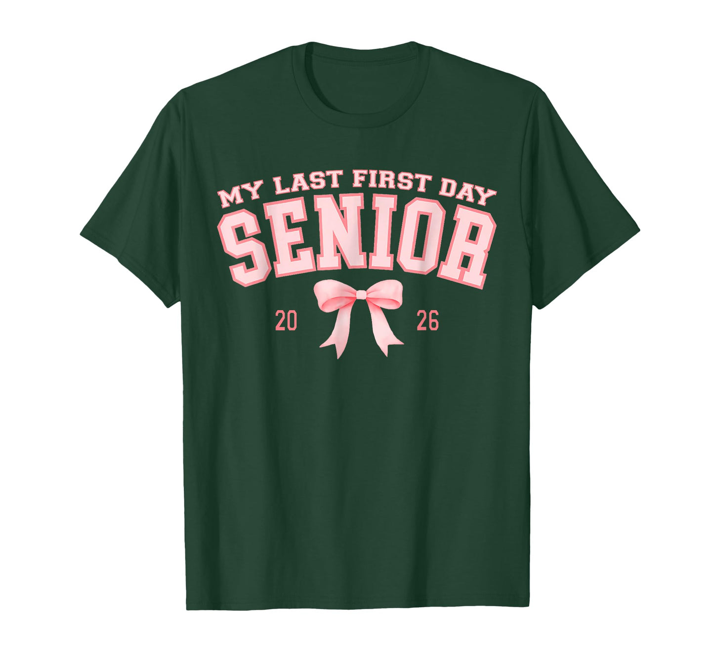 My Last First Day Senior 2026 Retro Groovy Tie Dye T-Shirt