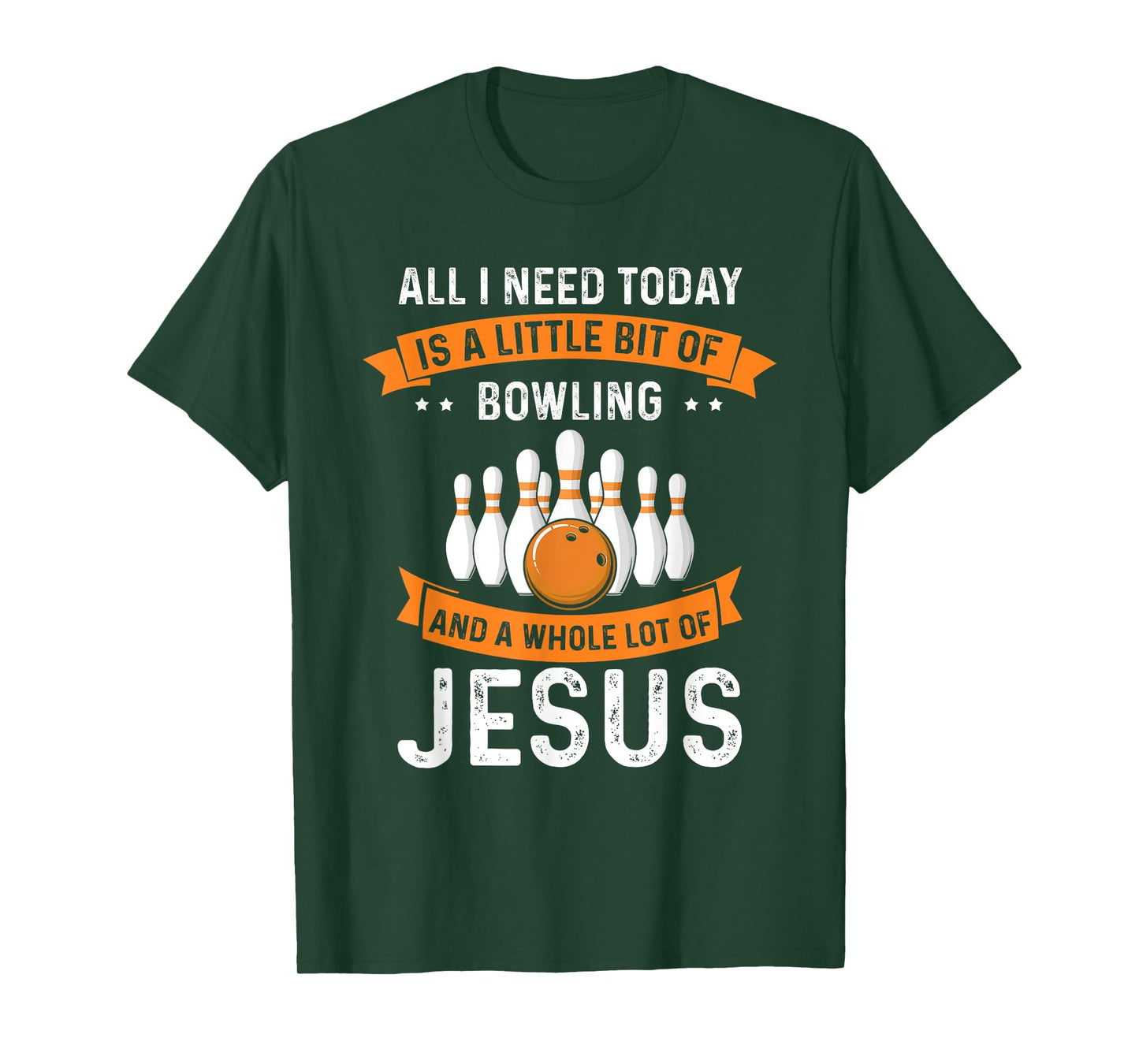 Need Bowling and Jesus Christian God Love Sport Bowler T-Shirt