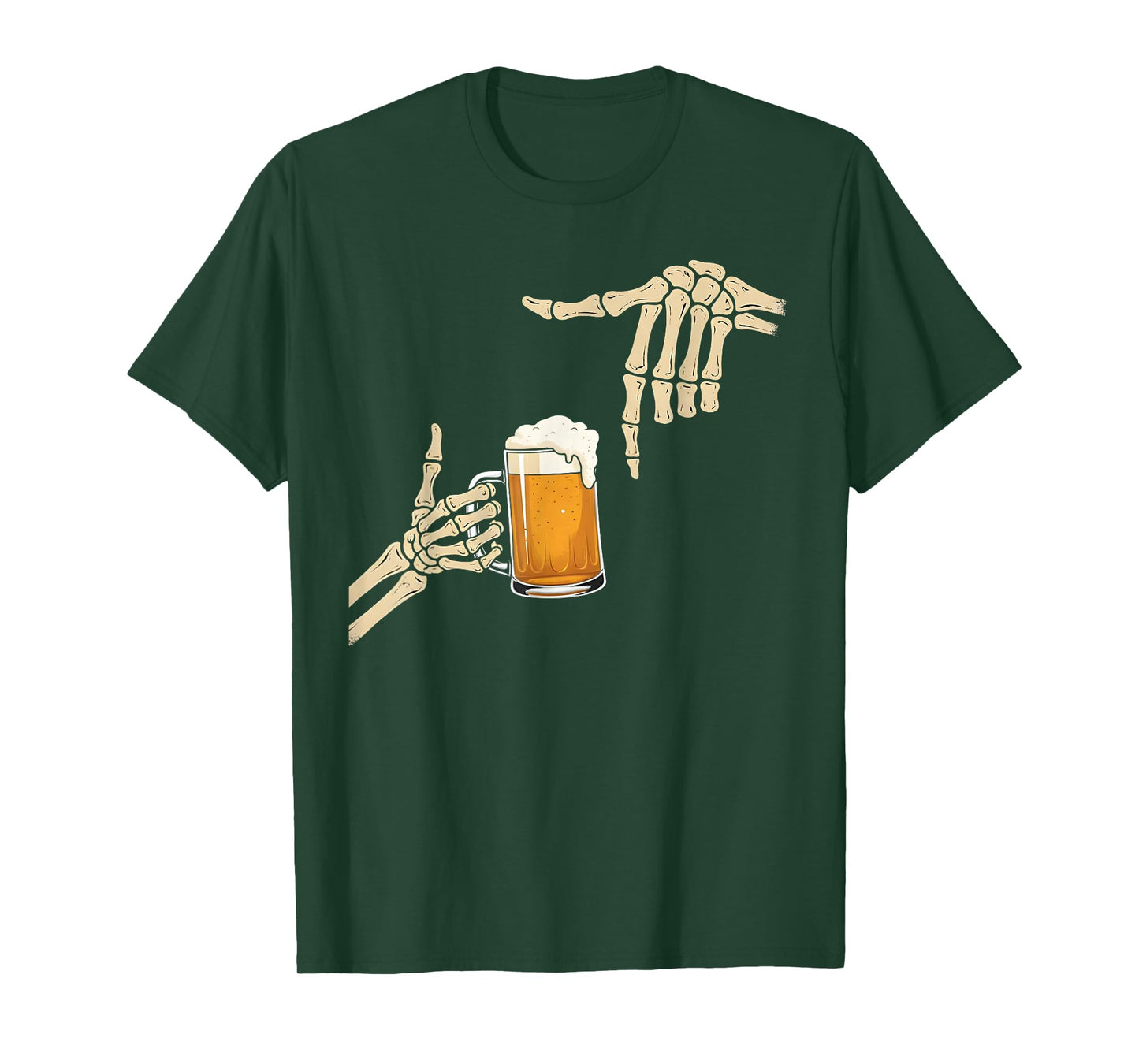 67 Six Seven Meme Novelty Skeleton Beer Halloween T-Shirt