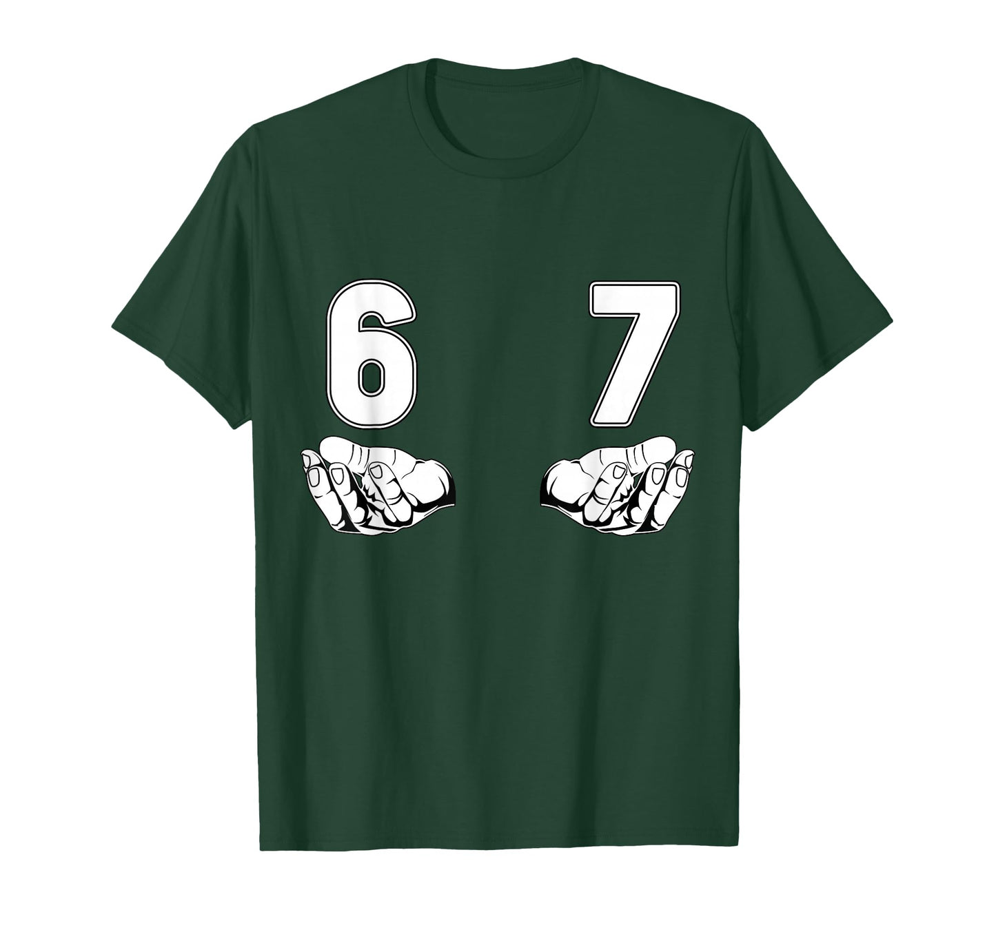 Funny Six Seven gen Alpha Slang Meme 6 7 Costume T-Shirt
