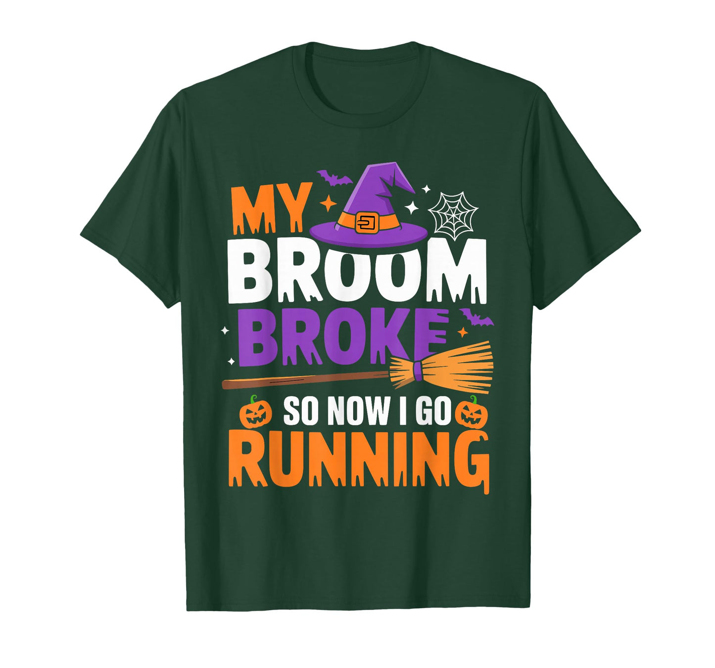 Halloween Workout Funny Running Runner Marathon Gym Lover T-Shirt