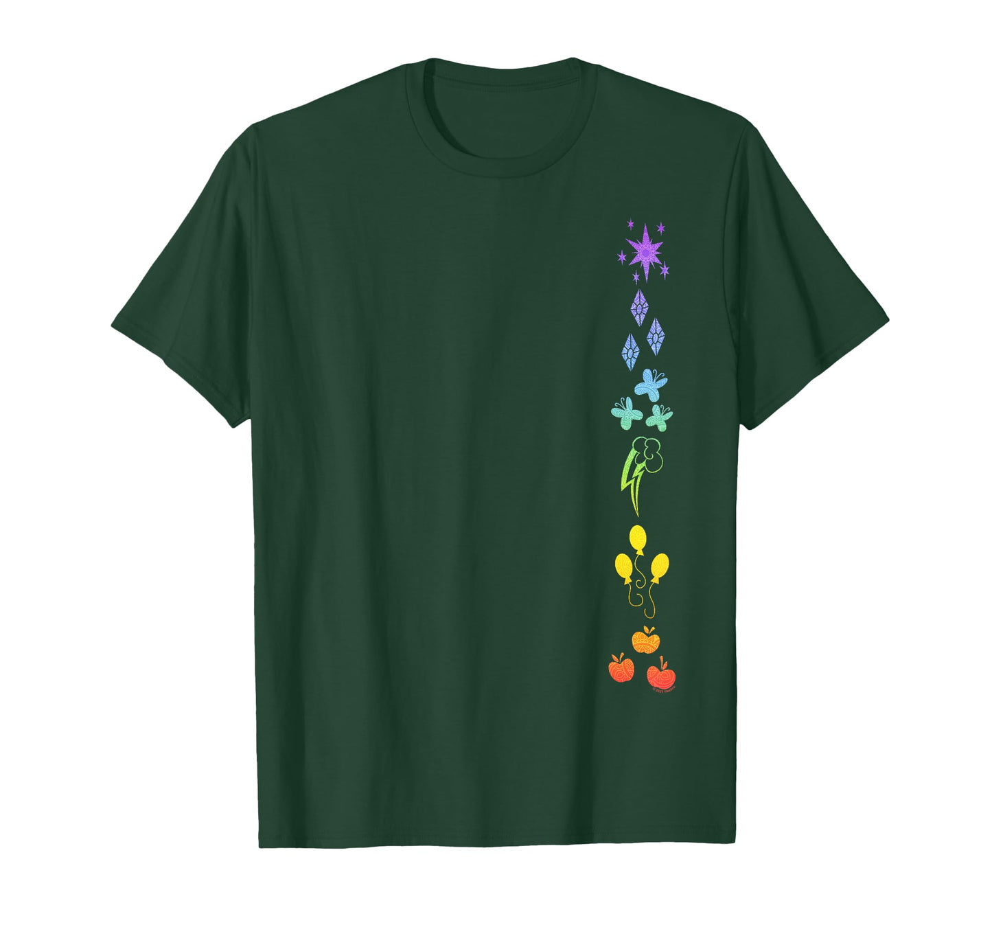 My Little Pony: Friendship Is Magic Rainbow Ponies Aligned T-Shirt