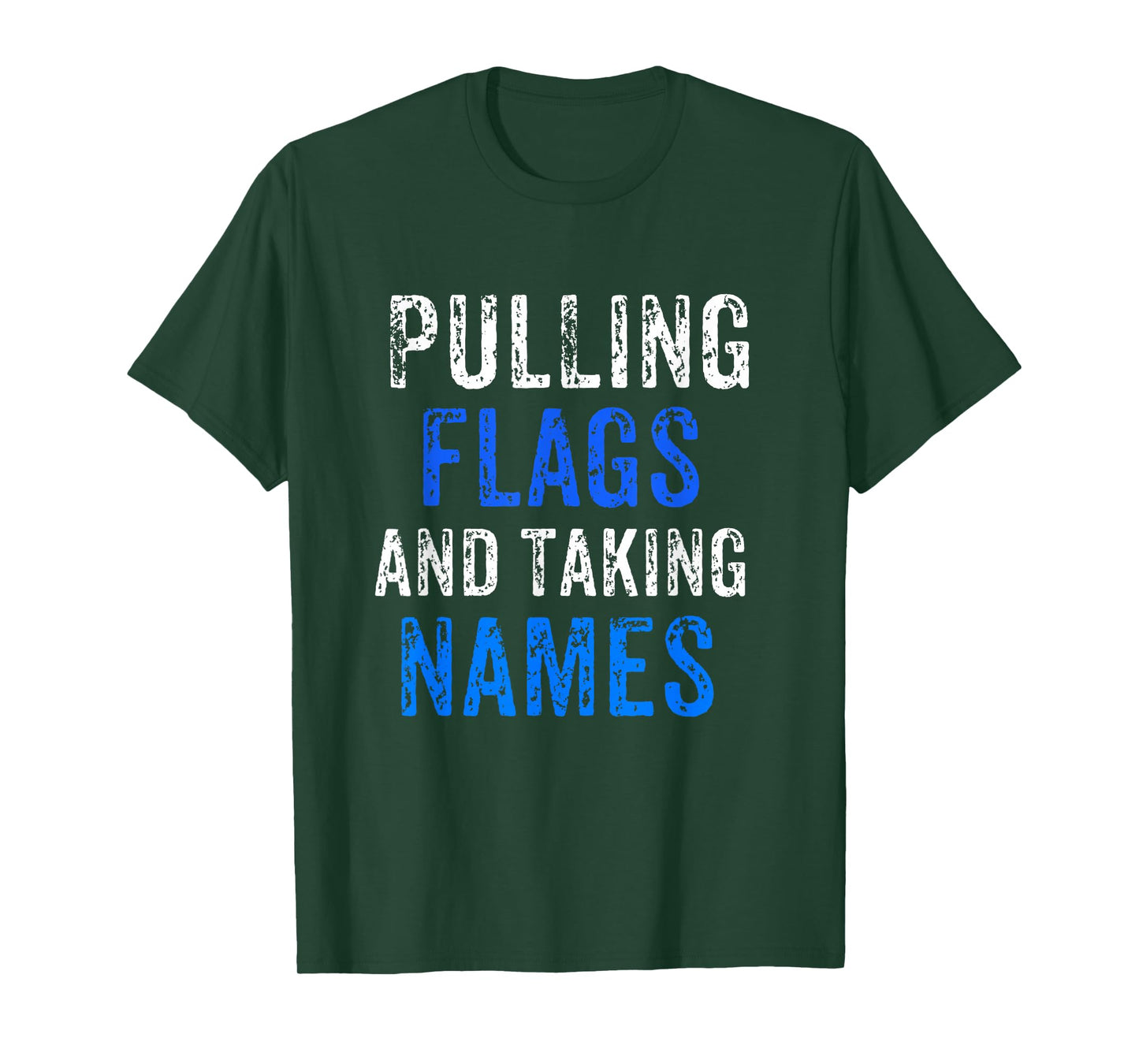 Flag Football T-Shirt For Guys Or Girls Who Love Football T-Shirt