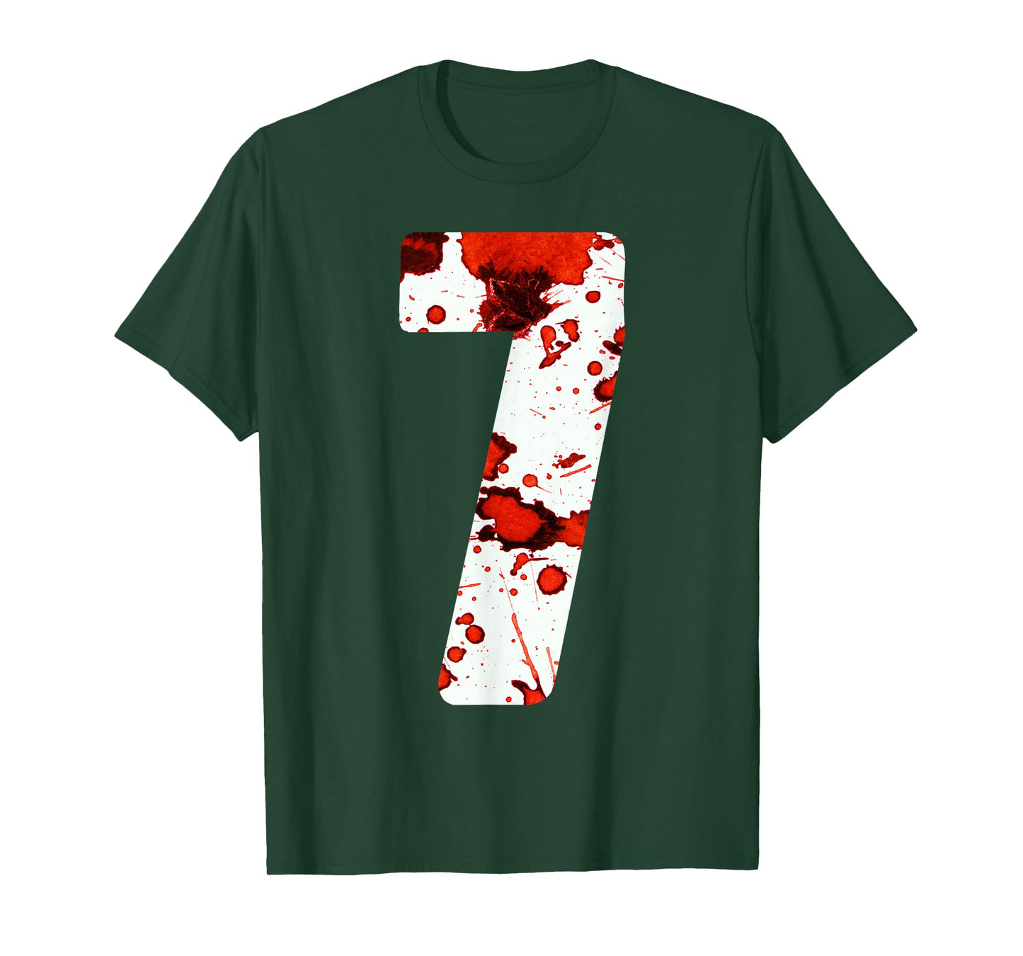 Fun Six Seven 6 7 Meme Design Couples Halloween Horror Blood T-Shirt