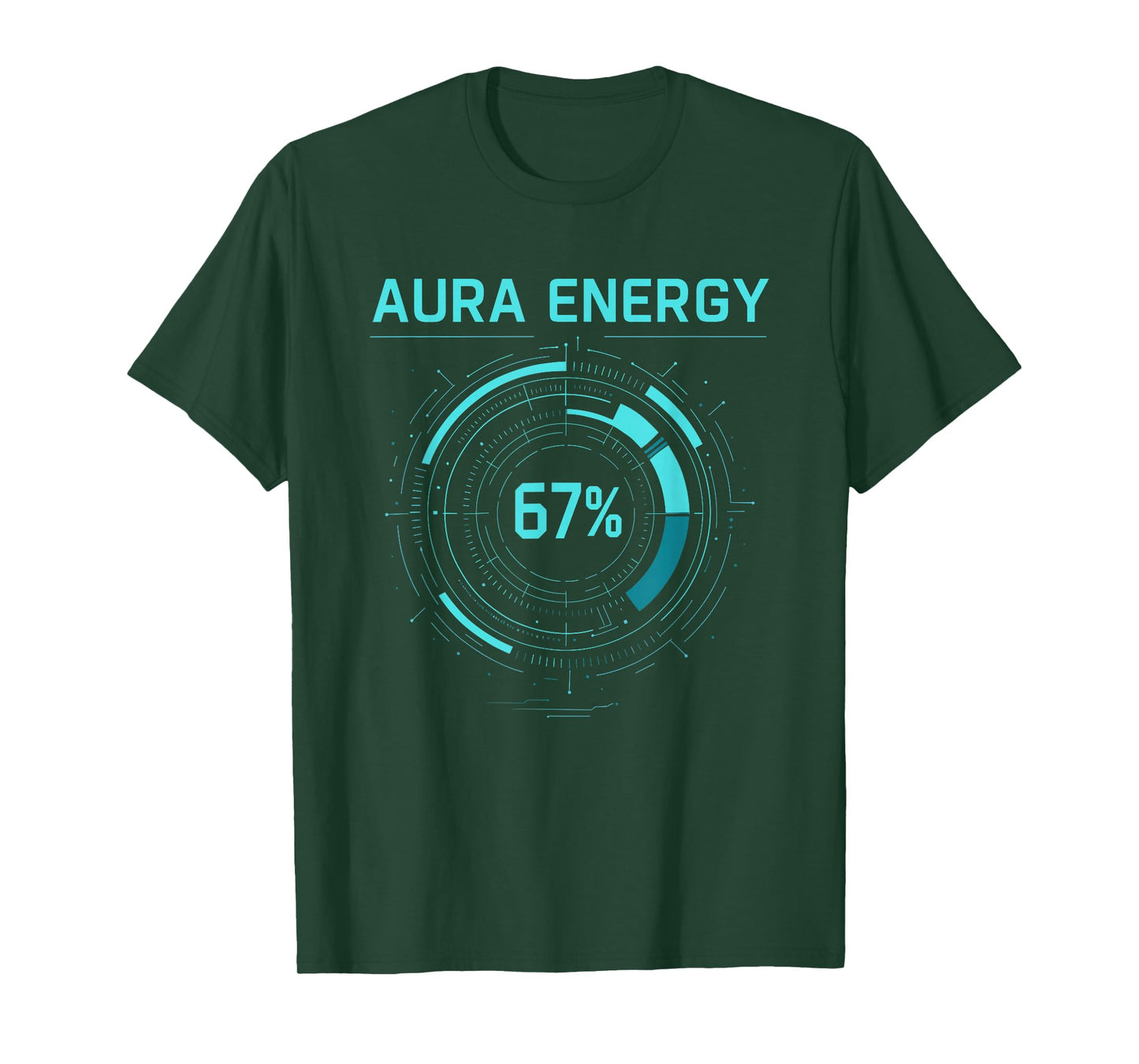 Funny Six Seven Meme Gen Alpha Slang Aura Energy T-Shirt