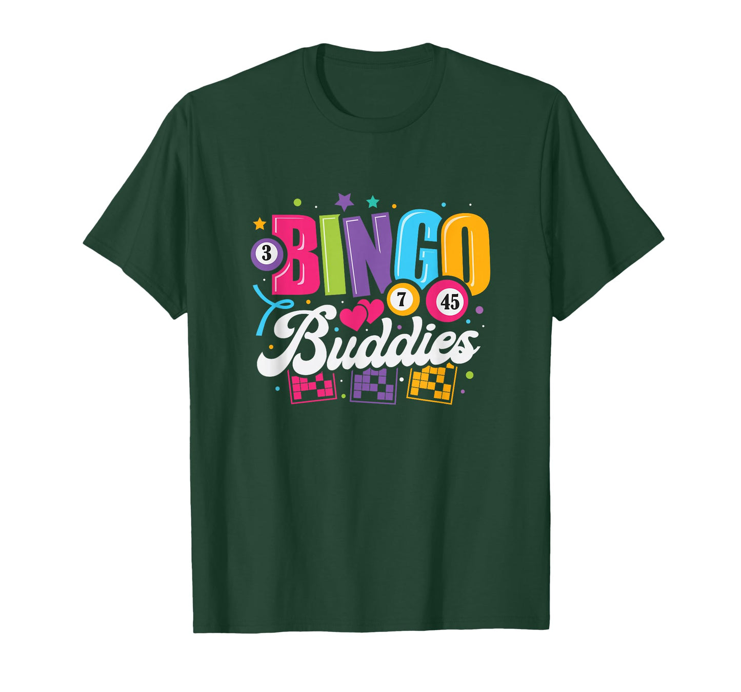Bingo Buddies Lucky Game Players Funny Men Women Kids T-Shirt