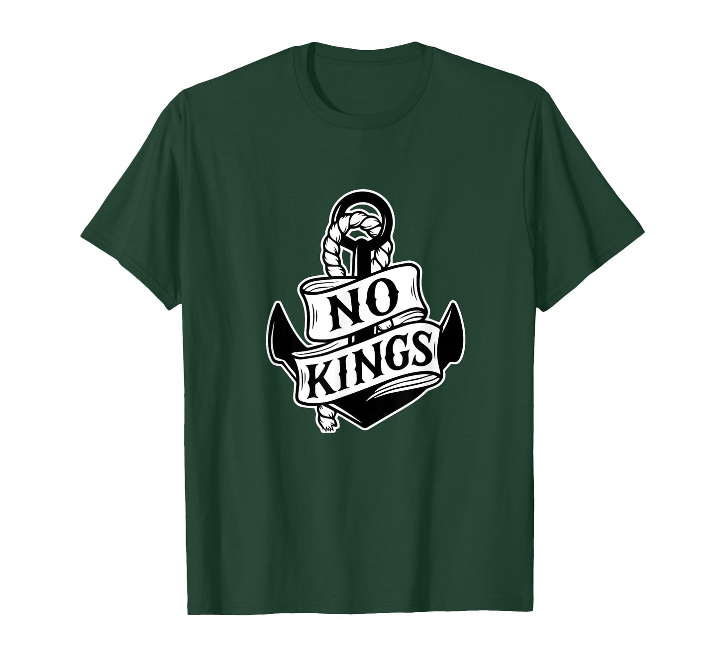 No Kings Tattoo Design Street Art Illustration T-Shirt