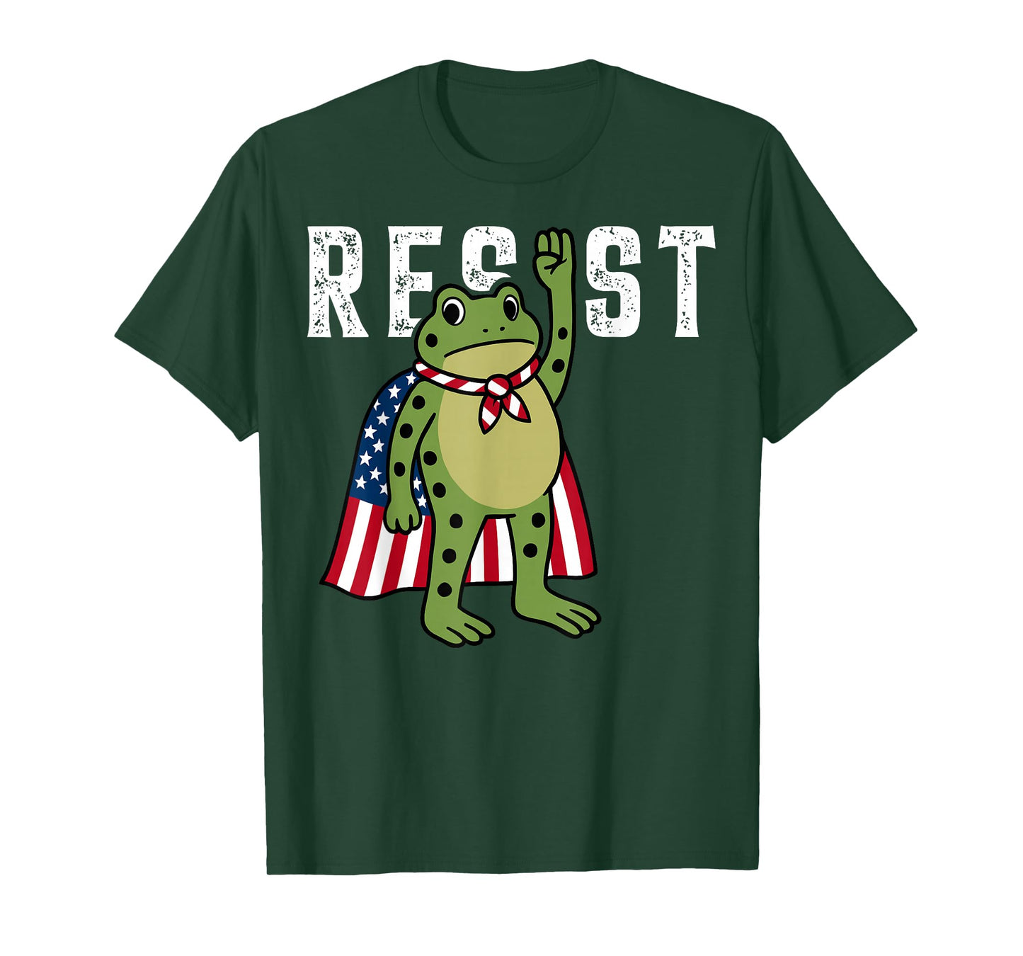 Portland Frog Protest Resist for Men and Women No Kings T-Shirt