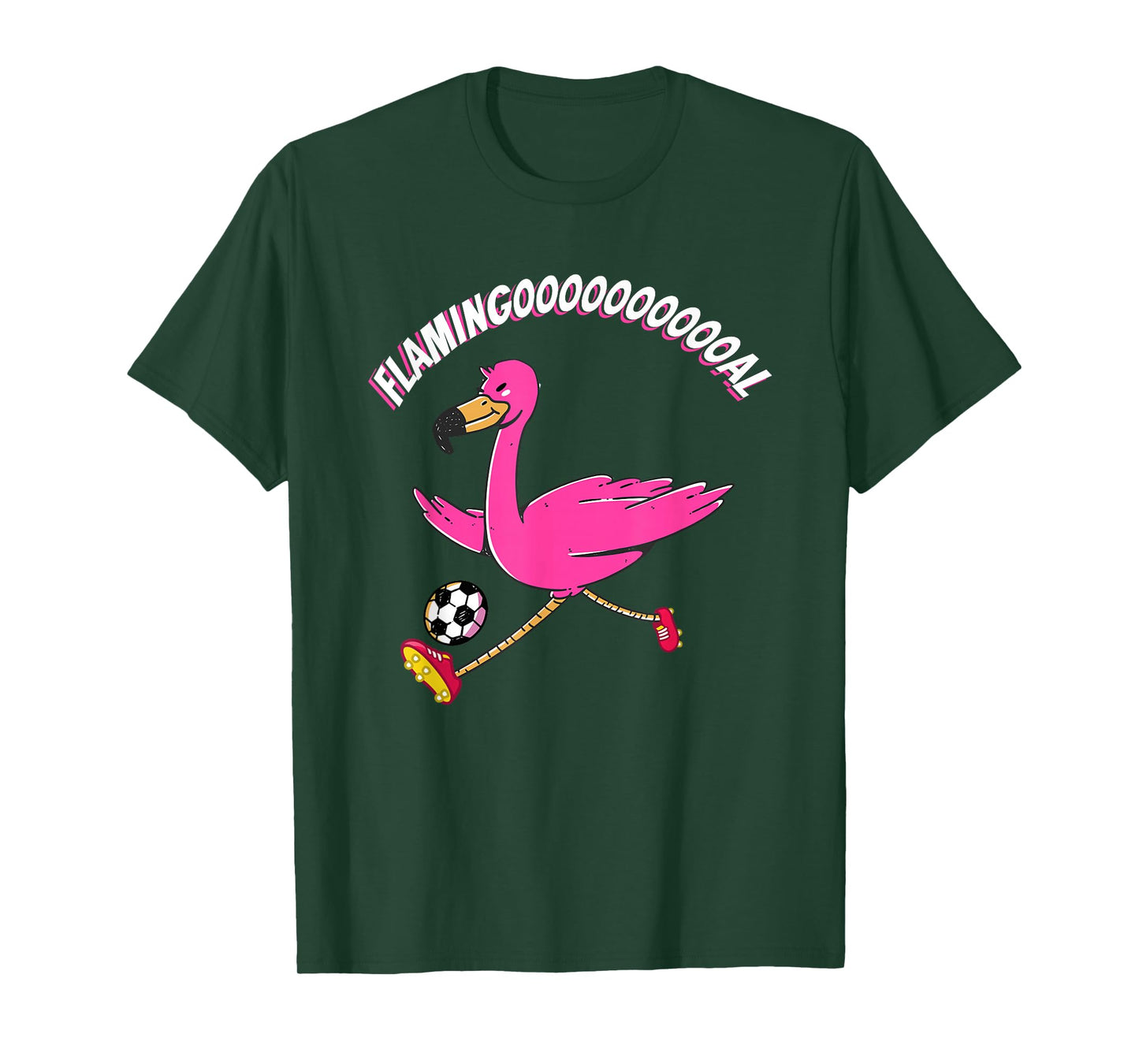 Flamingooooal Flamingo Men or Women Soccer T-Shirt