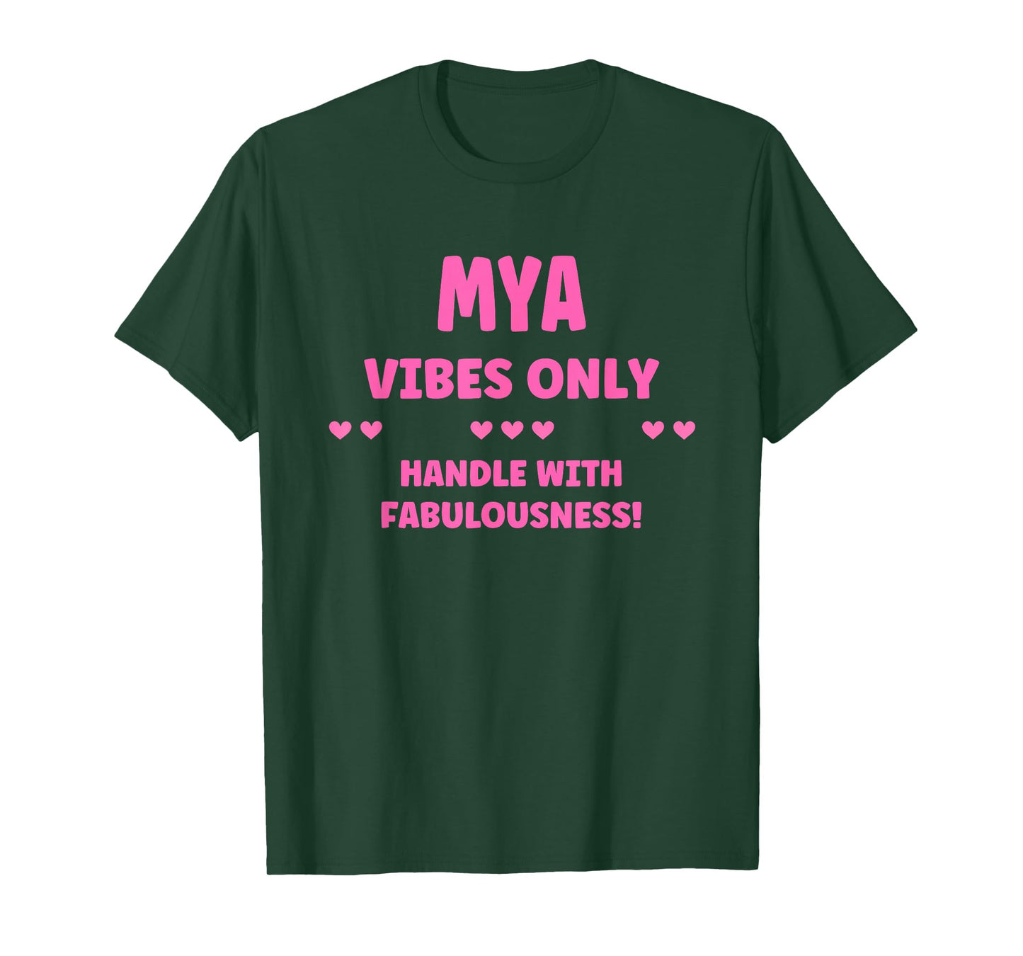 MYA Personalized Name Funny Cute Custom MYA Name T-Shirt