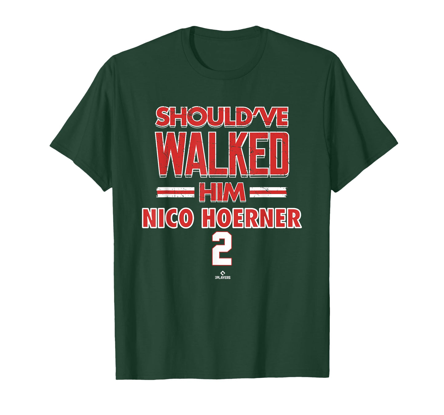 Should've Walked Him Nico Hoerner Chicago Baseball MLBPA T-Shirt