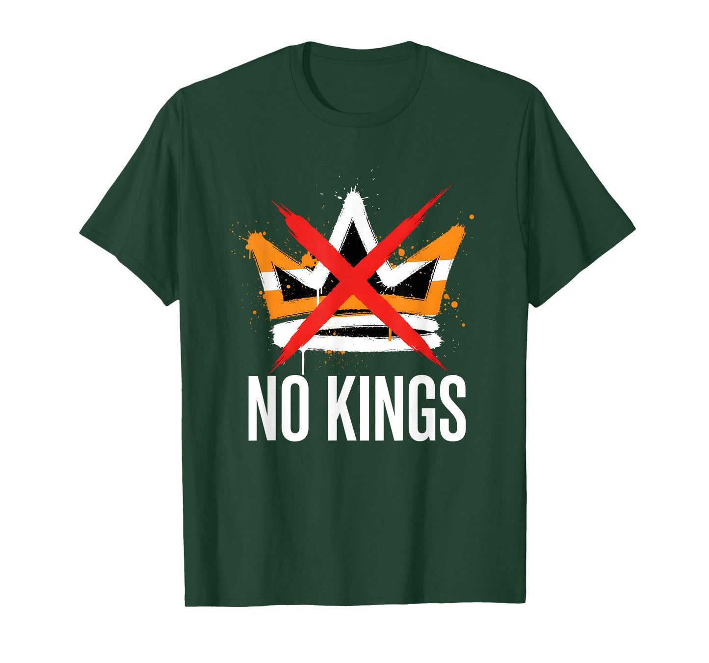 No Kings Protest Democracy No Kings in America Patriotic T-Shirt