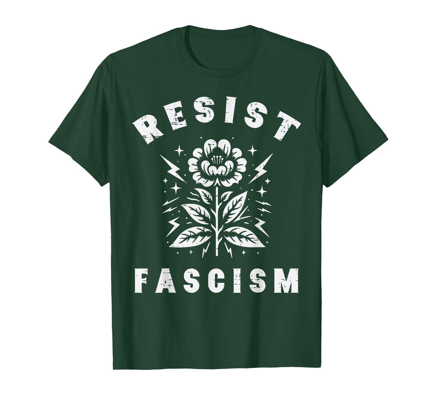 Resist Flower Protest Equality Anti Women Men T-Shirt