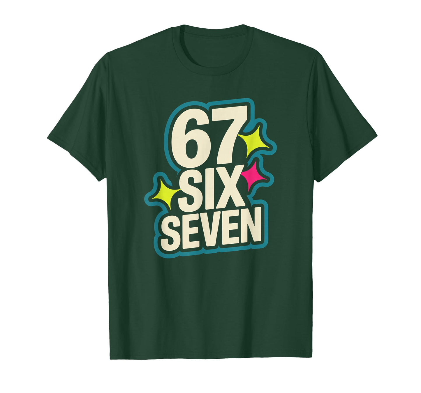Funny Six Seven 6 7 Meme T-Shirt