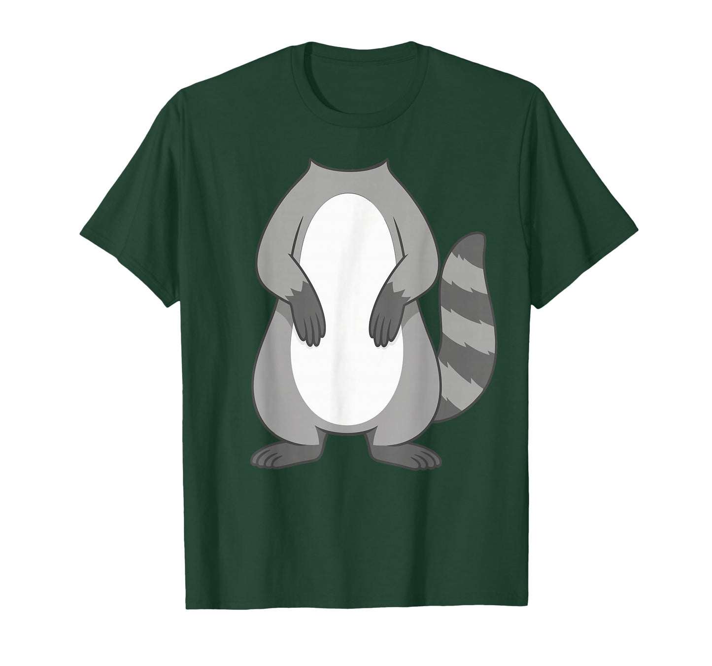 Racoon Shirt Adult Kids Men Women Racoon Costume T-Shirt