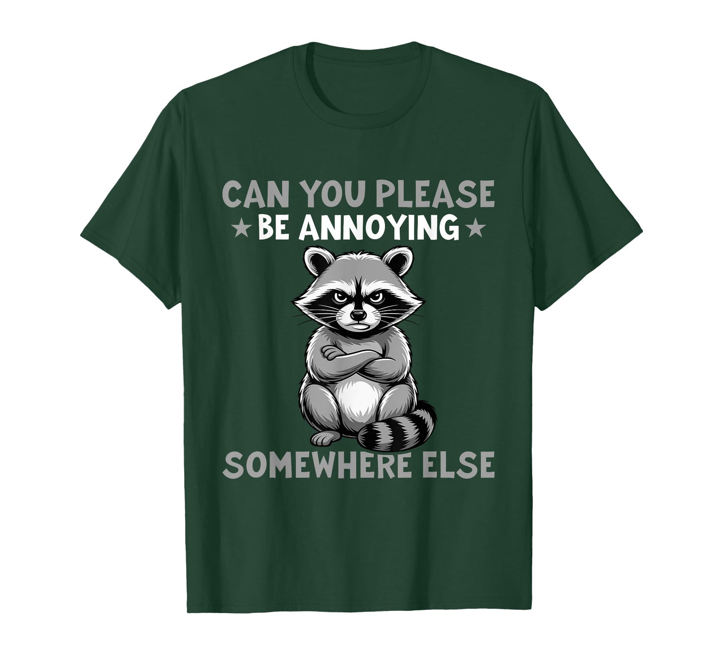 Raccoon Please Be Annoying Somewhere Else T-Shirt