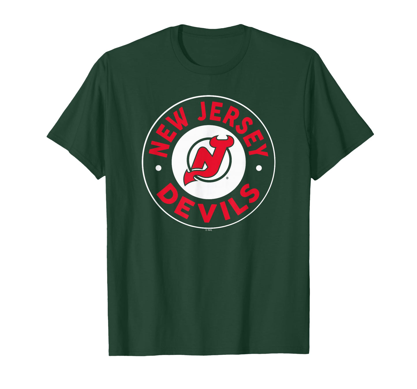 New Jersey Devils Symbol Black Officially Licensed T-Shirt