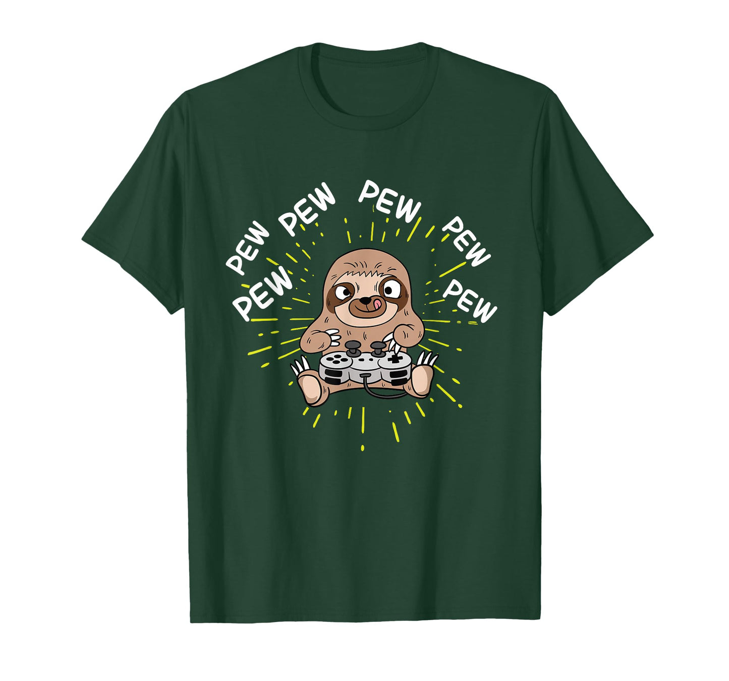 Pew Gamer Sloth Gaming T-Shirt