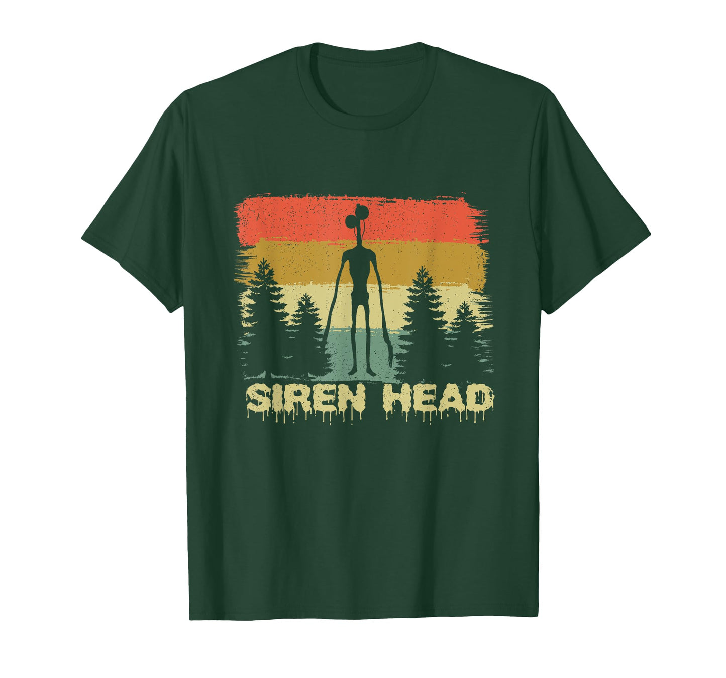 Monster Myth Siren Head Mysterious Creature Creepy Halloween T-Shirt