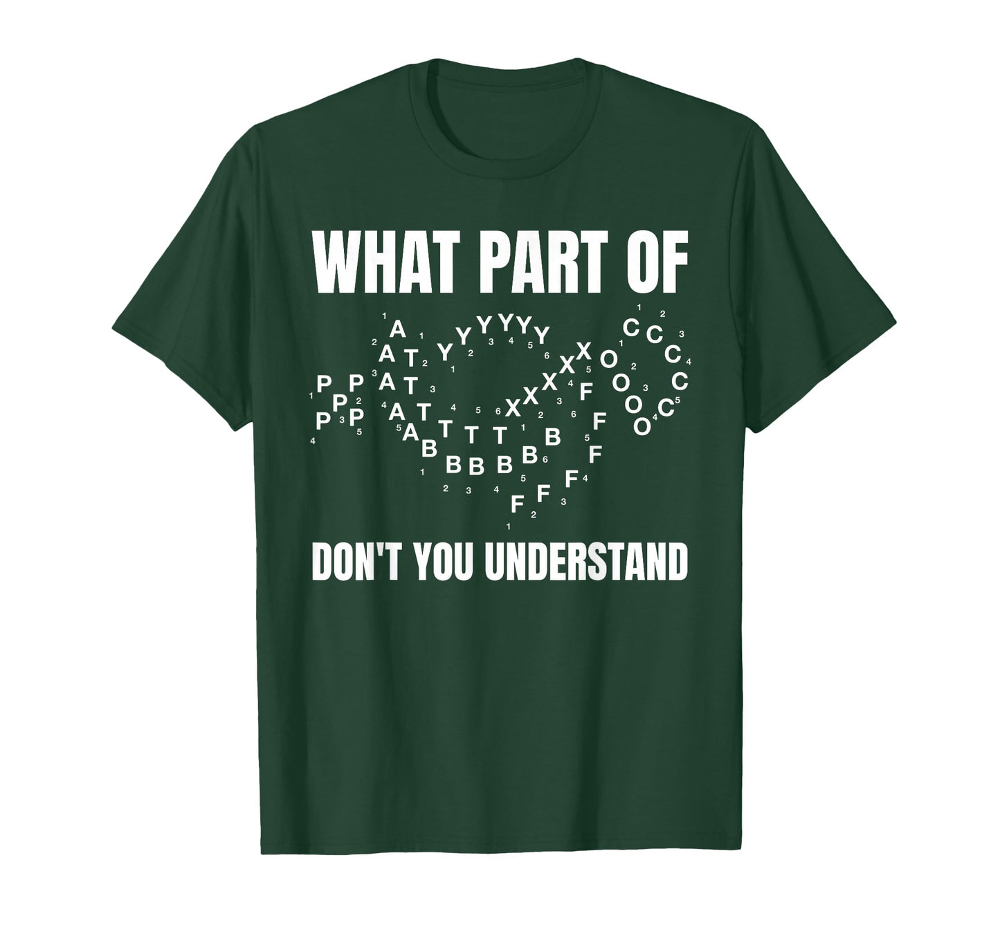 Marching Band Music What Part of Don't You Understand? T-Shirt