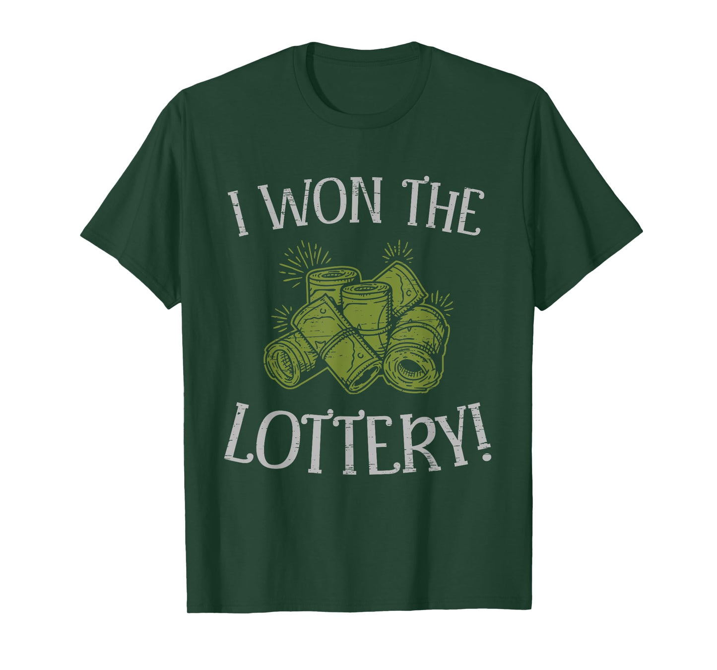 I Won The Lottery Game Winner Luck Lottery Scratcher T-Shirt