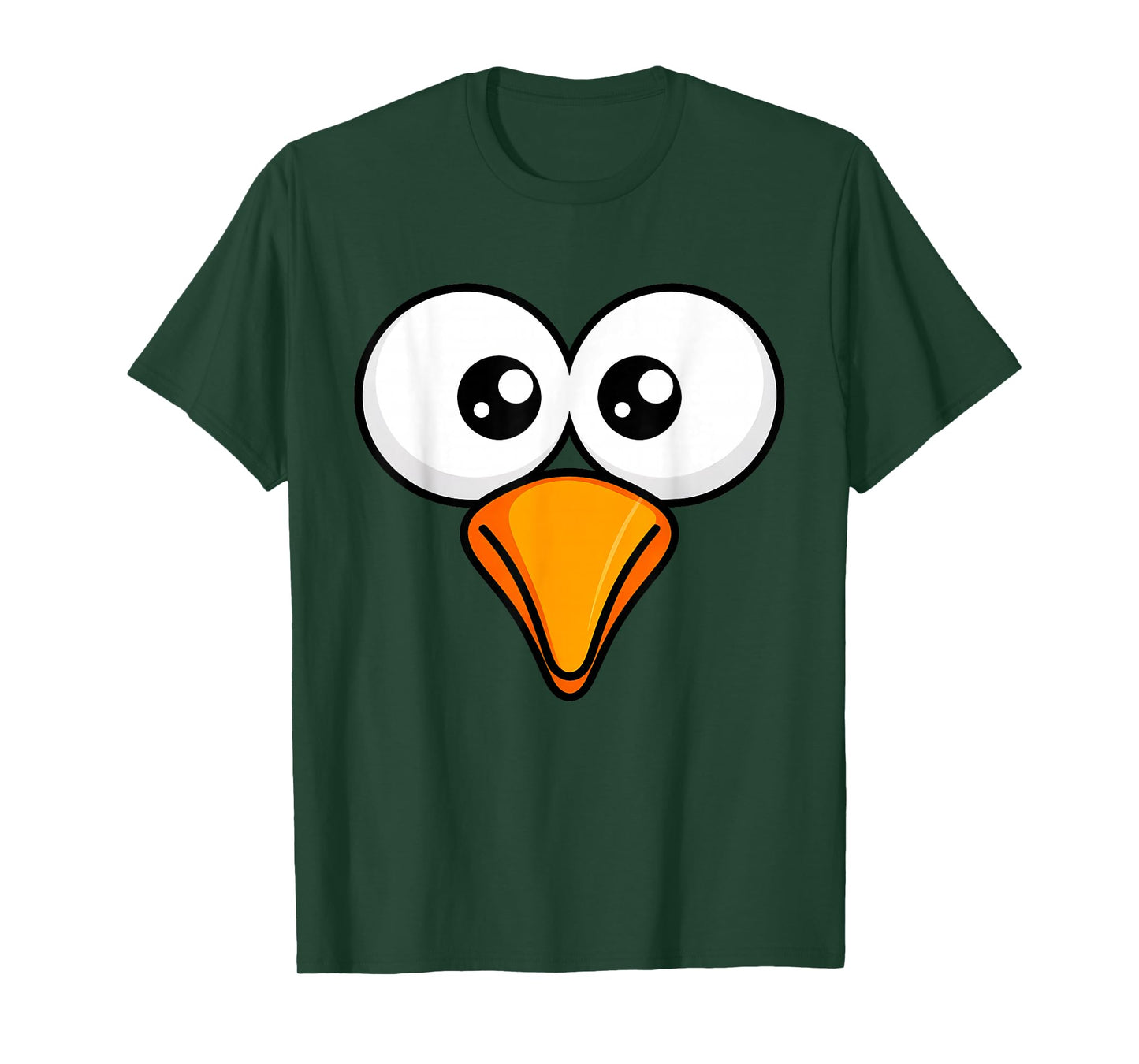 Blue Bird Costume Face Funny Animal Easy Halloween T-Shirt