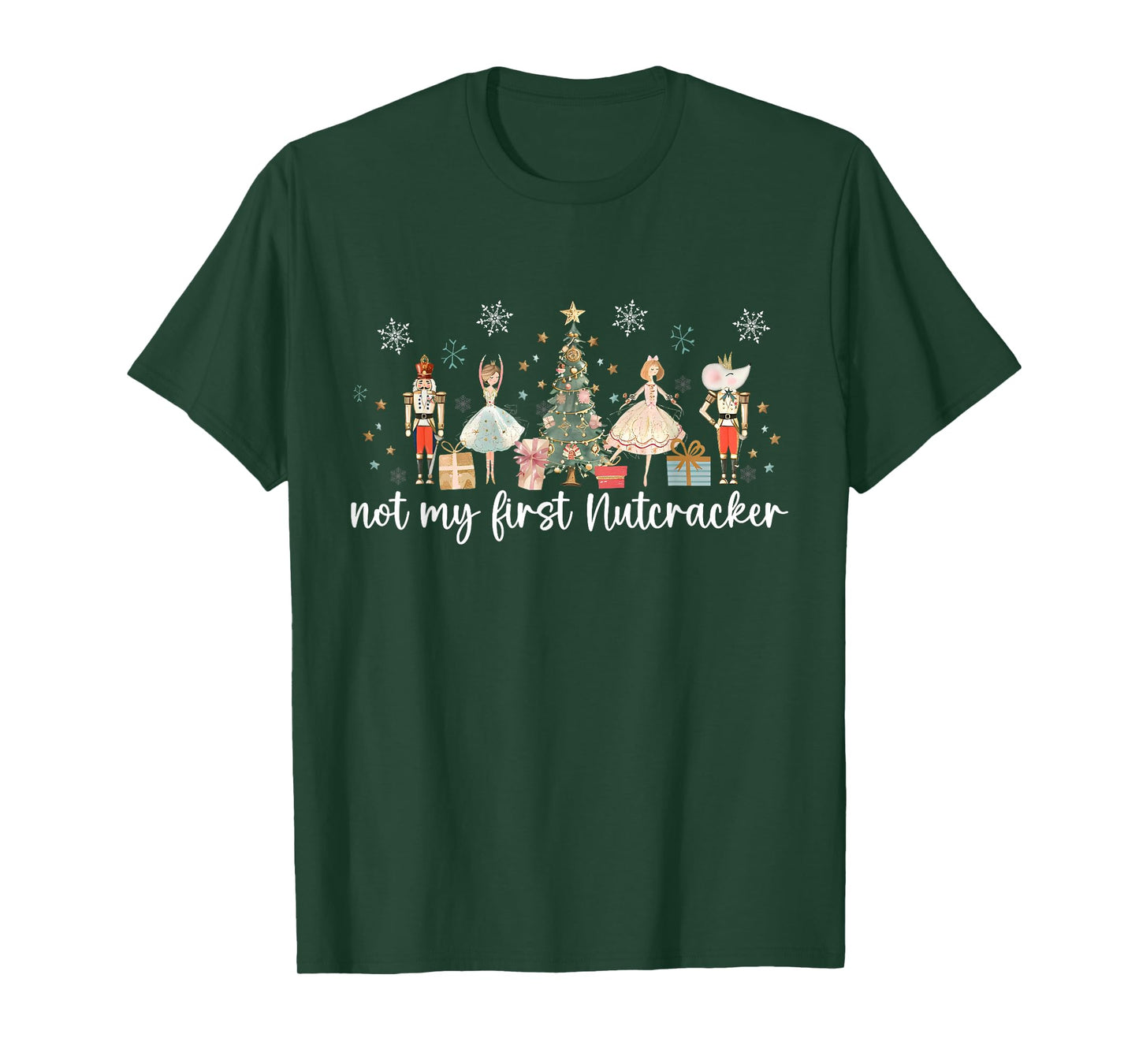 Vintage Retro Not My First Nutcracker Sugar Fairy Plum Xmas T-Shirt