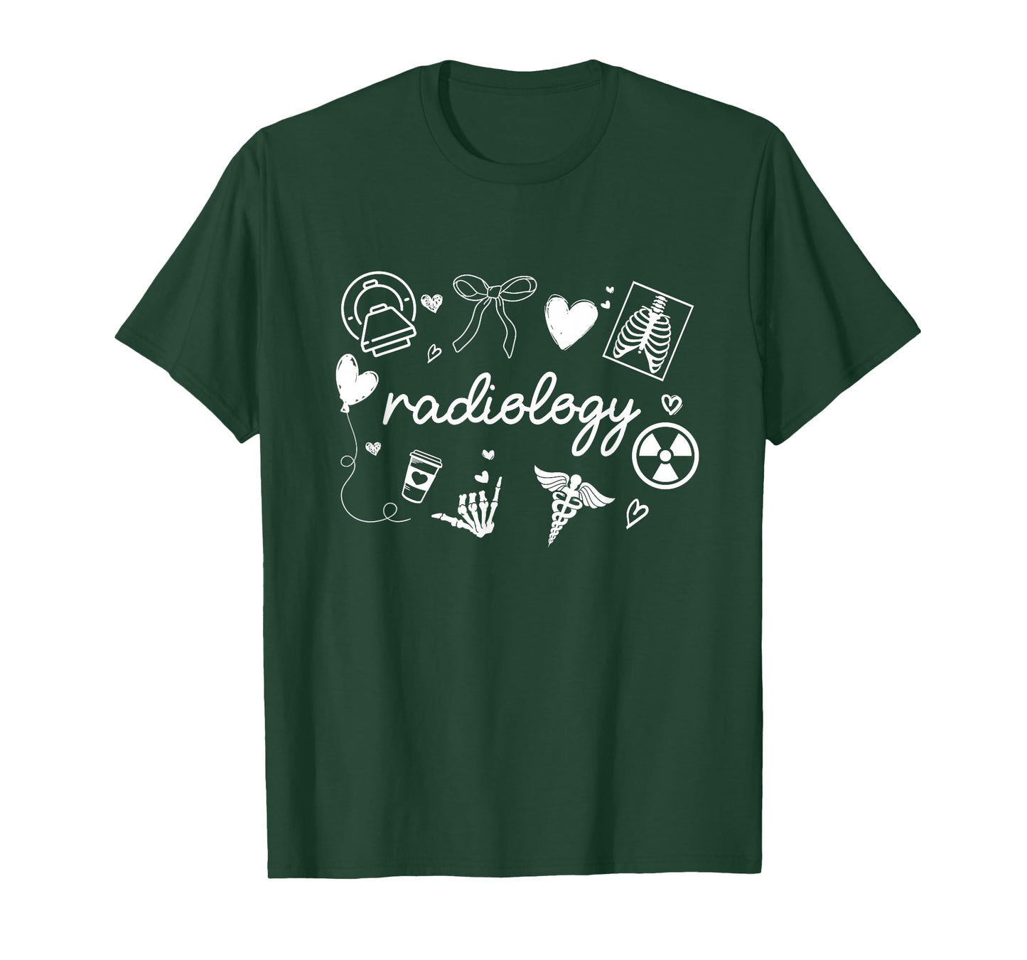 Radiology Coquette Bow X-ray Radiologic Technologist T-Shirt