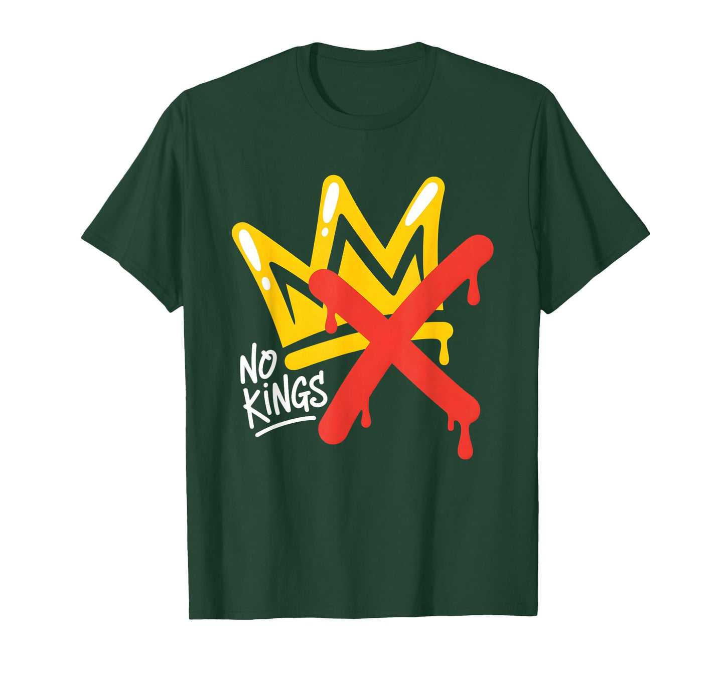 No Kings Protest Democracy No Kings in America Patriotic T-Shirt